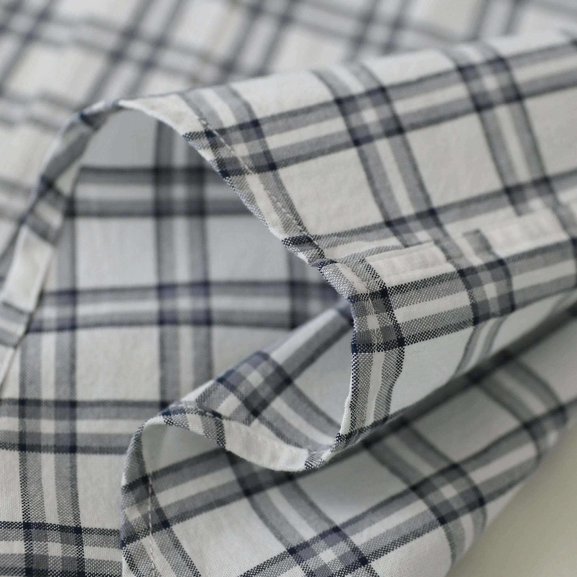 Dubinik? Men’s Short Sleeve Button-Down Shirt, Double Pockets, Casual Workwear Plaid#101714