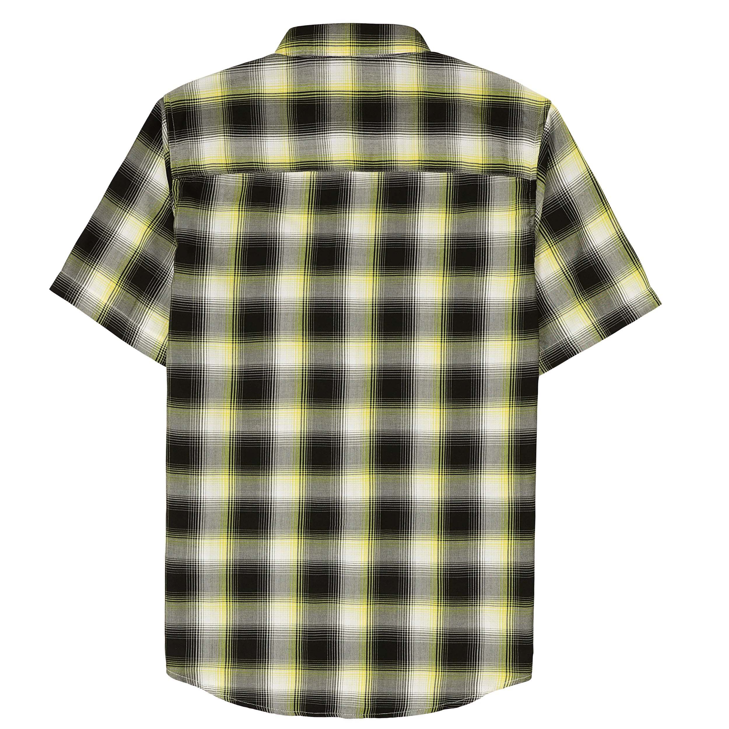 Dubinik? Bamboo Viscose Mens Short Sleeve Button Down Pockets Shirts#39012