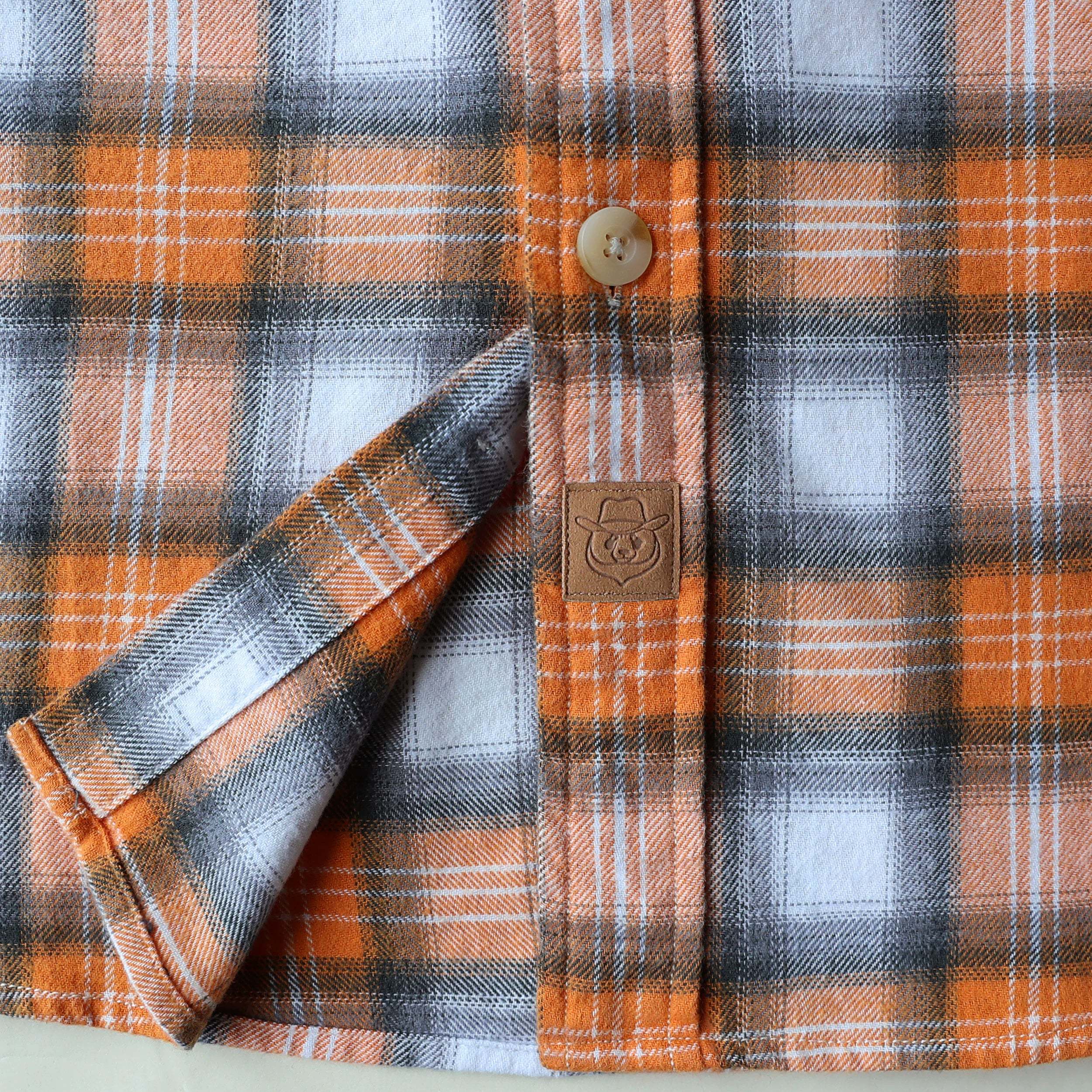 Dubinik? 6oz Mens Long Sleeve Midweight Flannel Shirt Warm Casual Soft Cotton Button Down Plaid Shirt #3418