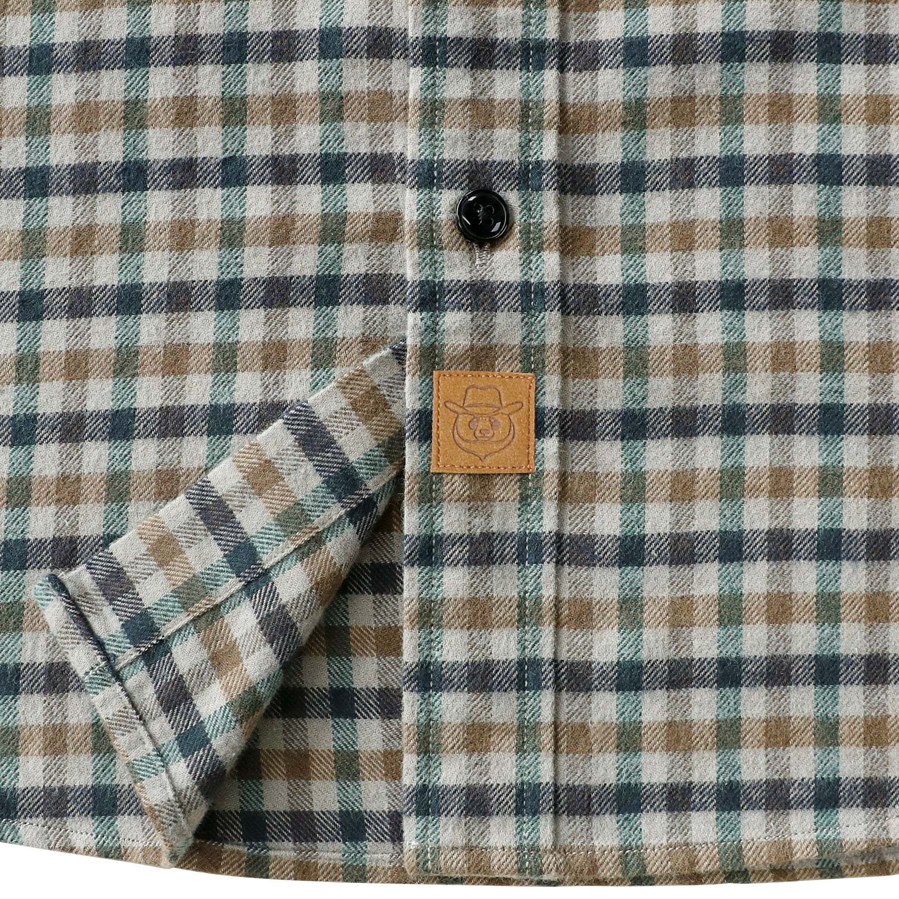 Dubinik? 6oz Flannel Shirt for Men 100% Cotton Mens Flannel Shirts Long Sleeve Plaid Soft Casual Button Down Shirt Men#66202