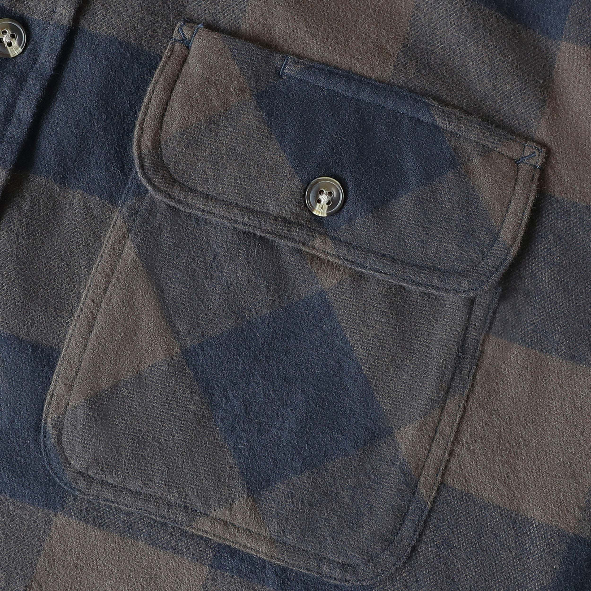 Dubinik? 6oz Mens Flannel Shirt Long Sleeve Button Down Plaid All Cotton Soft Brushed Flannel Shirt For Men Utility Casual Shirt #0030011