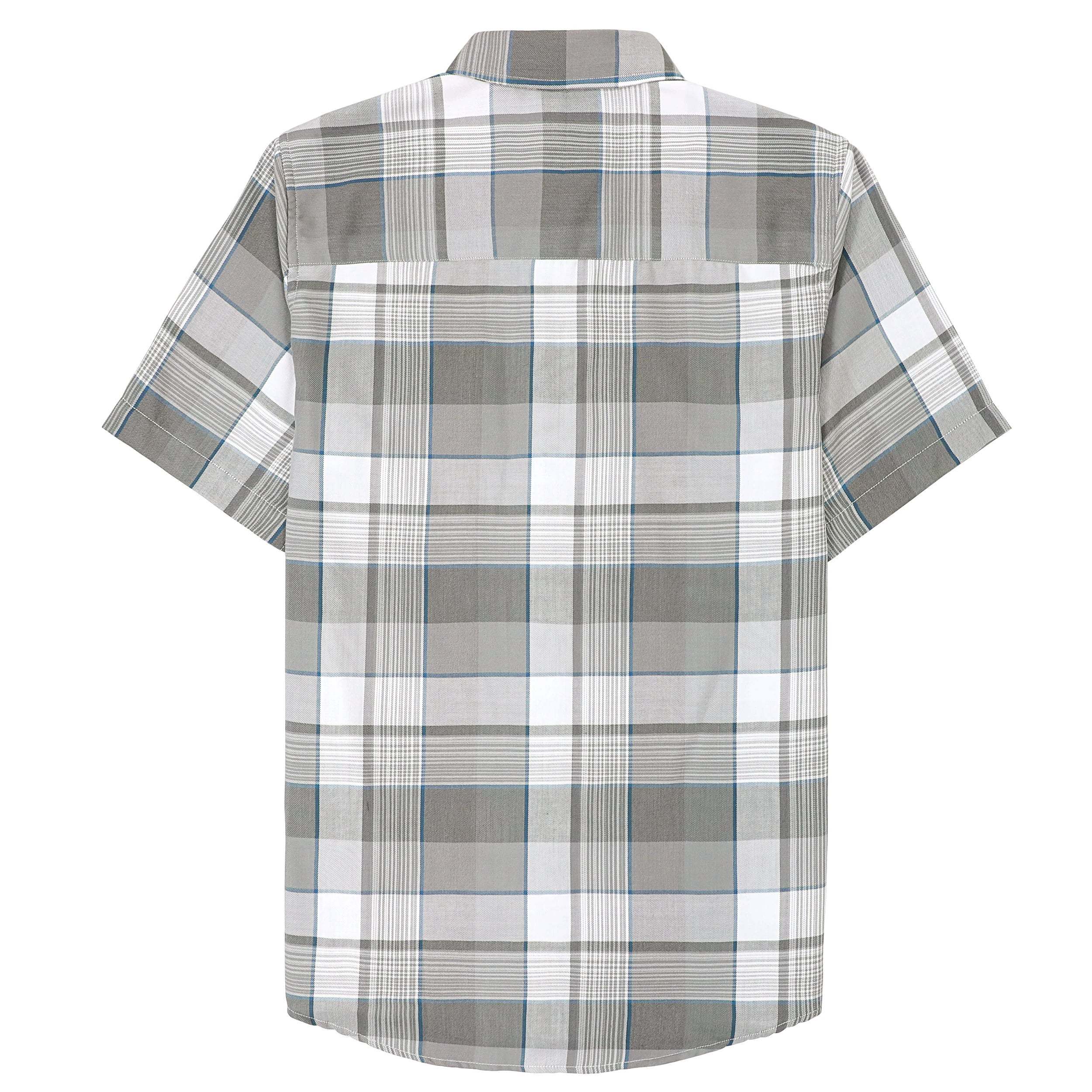 Dubinik? Bamboo Viscose Mens Short Sleeve Button Down Pockets Shirts#39006