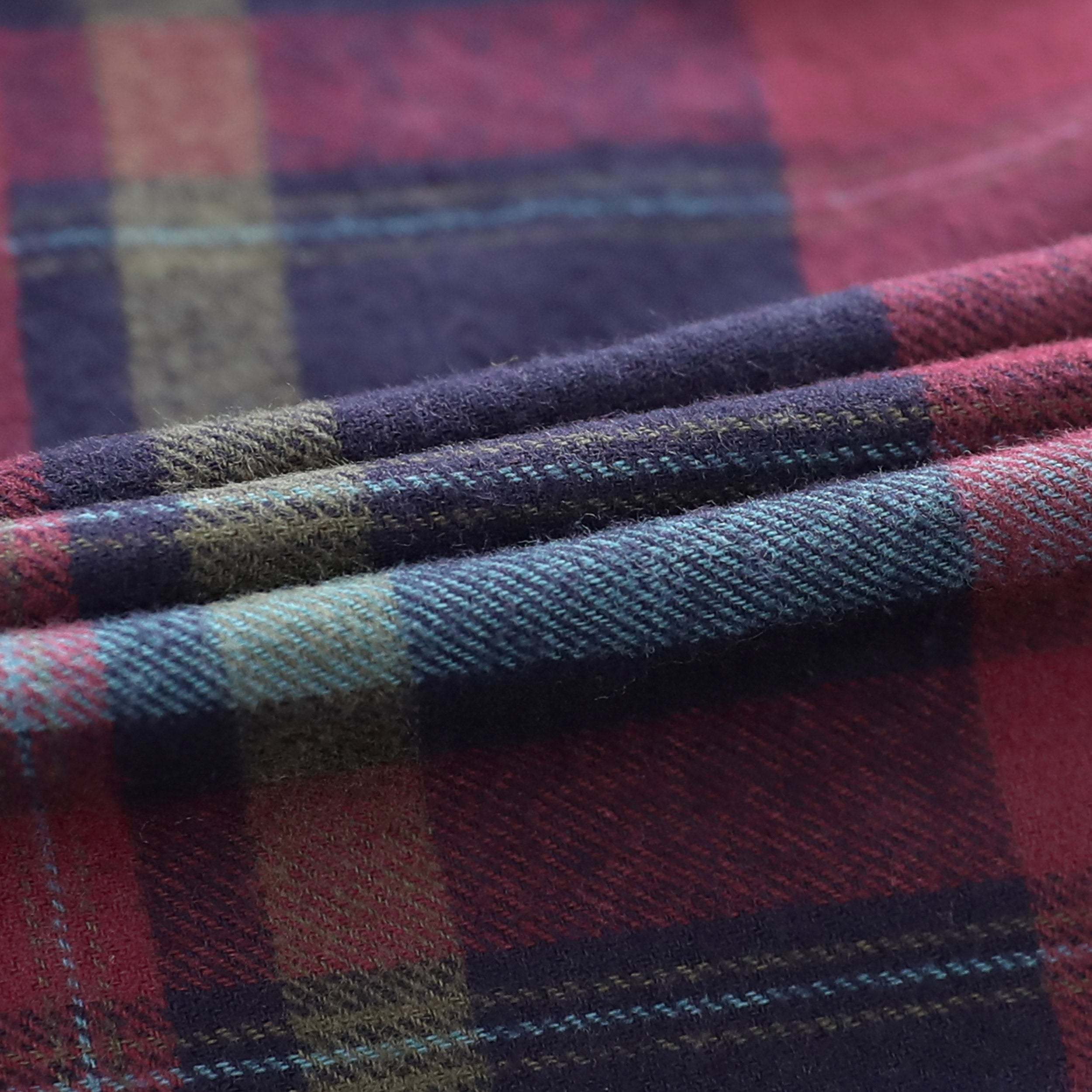 Dubinik? 6oz Mens Flannel Shirt Long Sleeve Button Down Plaid All Cotton Soft Brushed Flannel Shirt For Men Utility Casual Shirt #0030025
