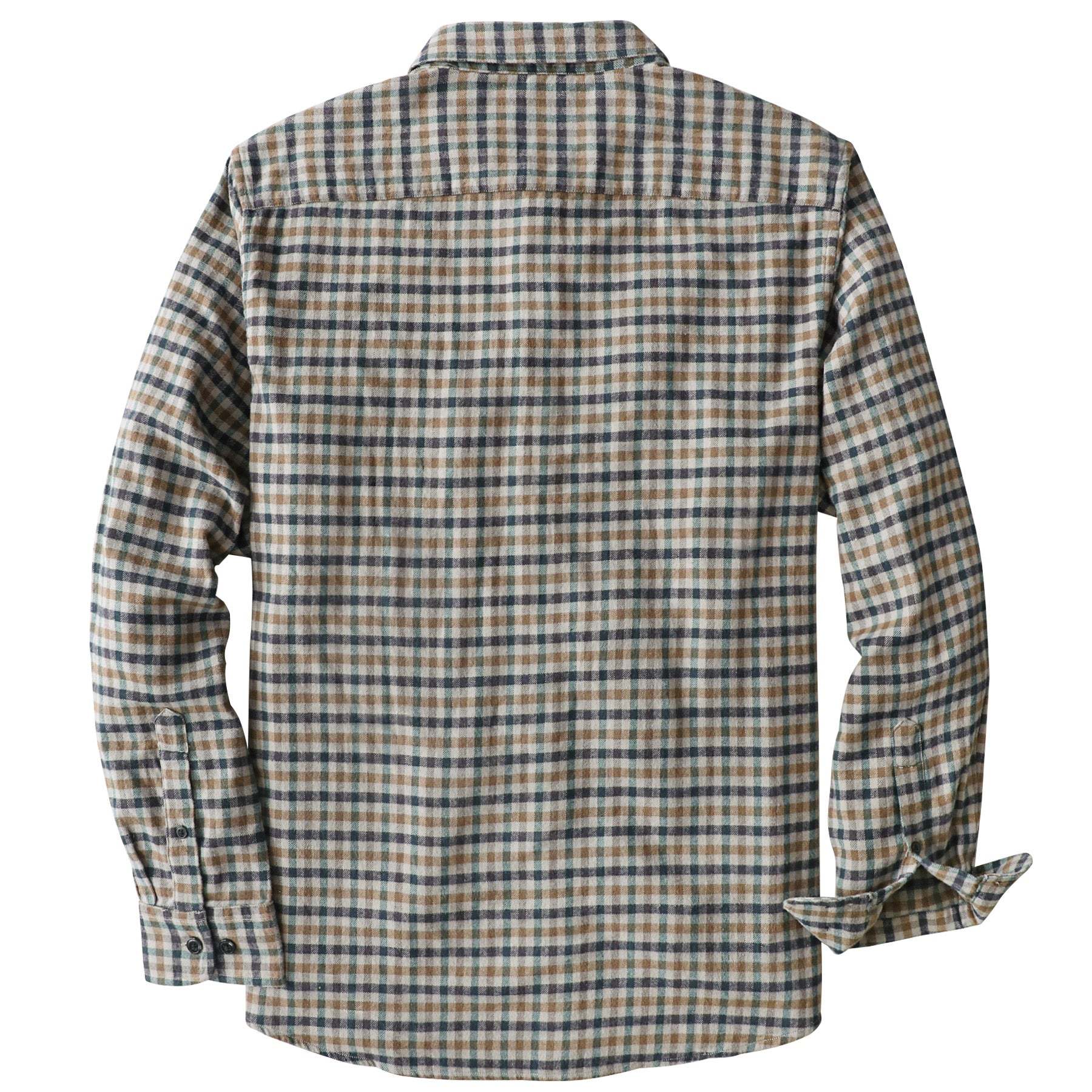 Dubinik? 6oz Flannel Shirt for Men 100% Cotton Mens Flannel Shirts Long Sleeve Plaid Soft Casual Button Down Shirt Men#66202
