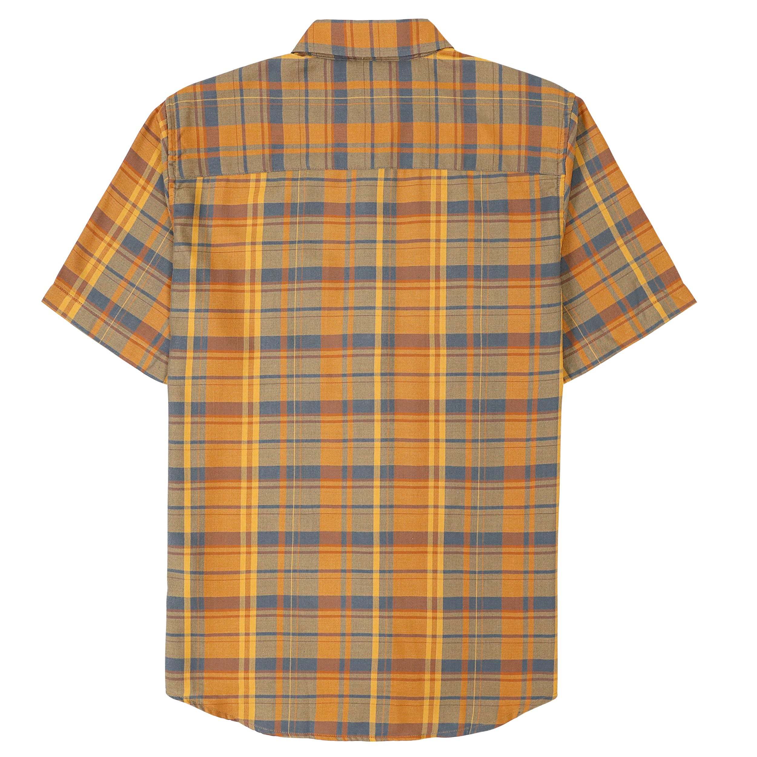 Dubinik? Bamboo Viscose Mens Short Sleeve Button Down Pockets Shirts#39009