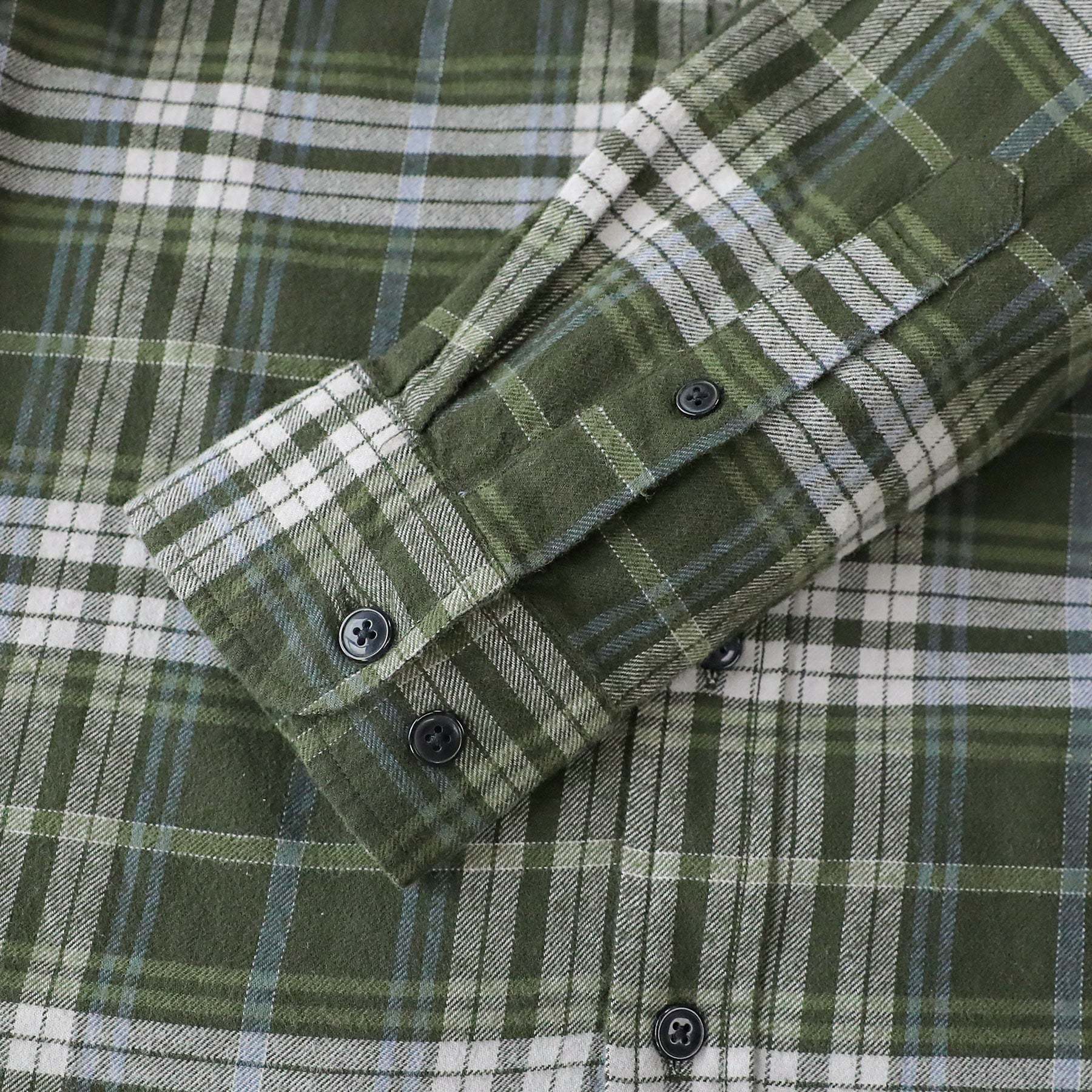 Tall size in stock now! Dubinik? 6oz Green Flannel Shirt for Men 100% Cotton Mens Flannel Shirts Long Sleeve Plaid Soft Casual Button Down Shirt Men#66018