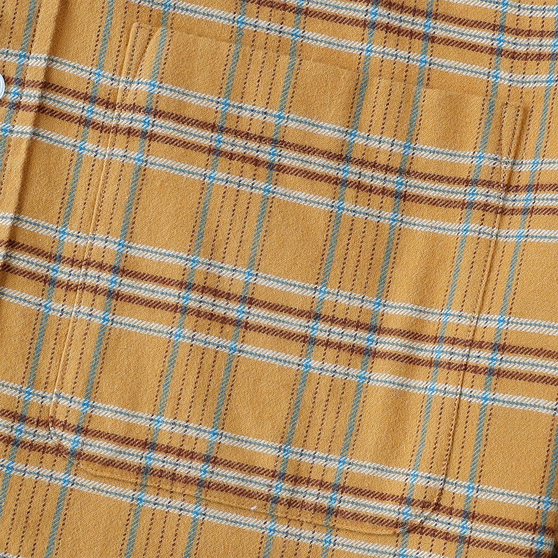 Dubinik? 6oz Flannel Shirt for Men 100% Cotton Mens Flannel Shirts Long Sleeve Plaid Soft Casual Button Down Shirt Men#66205