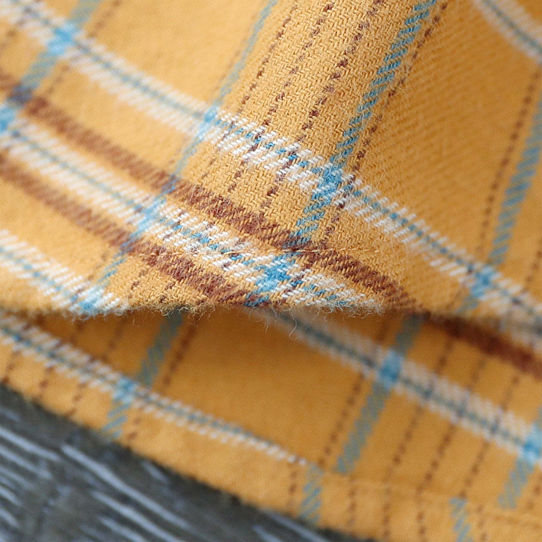 Dubinik? 6oz Flannel Shirt for Men 100% Cotton Mens Flannel Shirts Long Sleeve Plaid Soft Casual Button Down Shirt Men#66205
