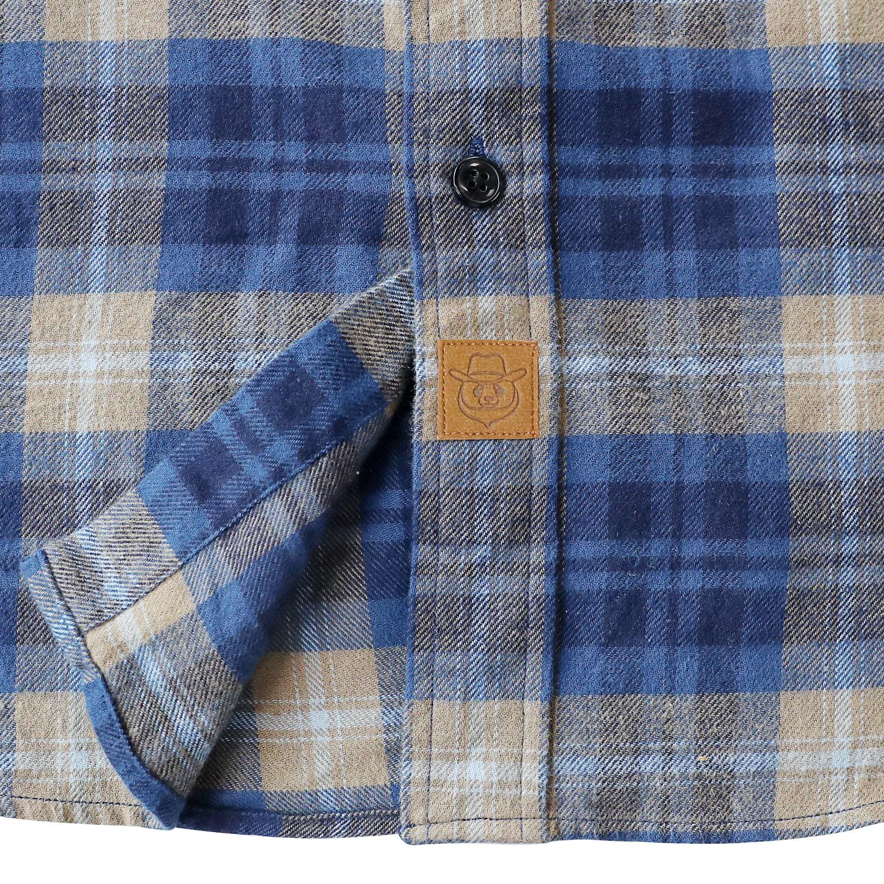 Dubinik? 6oz Flannel Shirt for Men 100% Cotton Mens Flannel Shirts Long Sleeve Plaid Soft Casual Button Down Shirt Men#66012