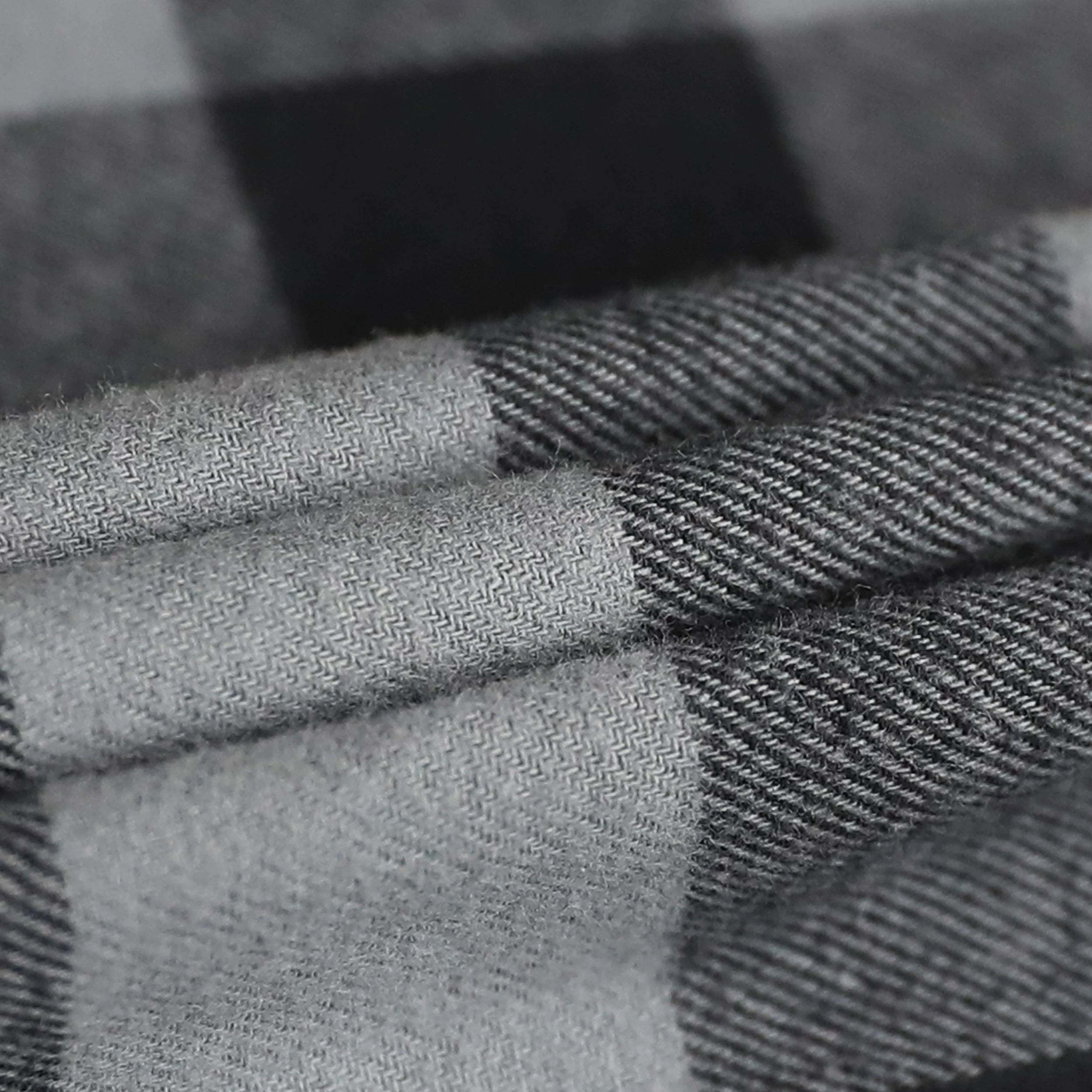 Dubinik? 6oz Mens Long Sleeve Midweight Flannel Shirt Warm Casual Soft Cotton Button Down Plaid Shirt #3403