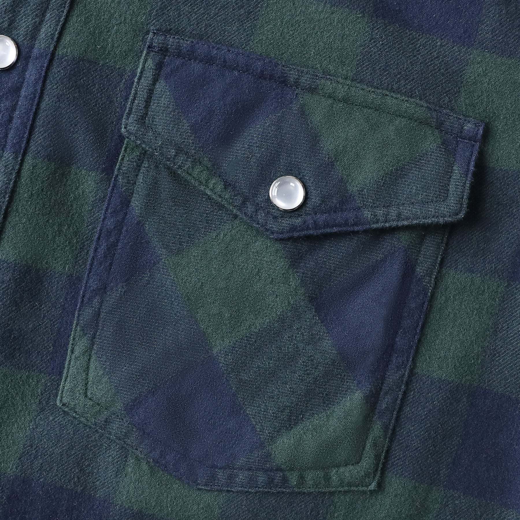 Dubinik? 6oz Men's Long Sleeve Pearl Snap Midweight Flannel Casual Western Cowboy Plaid Shirts 100% Cotton#36014