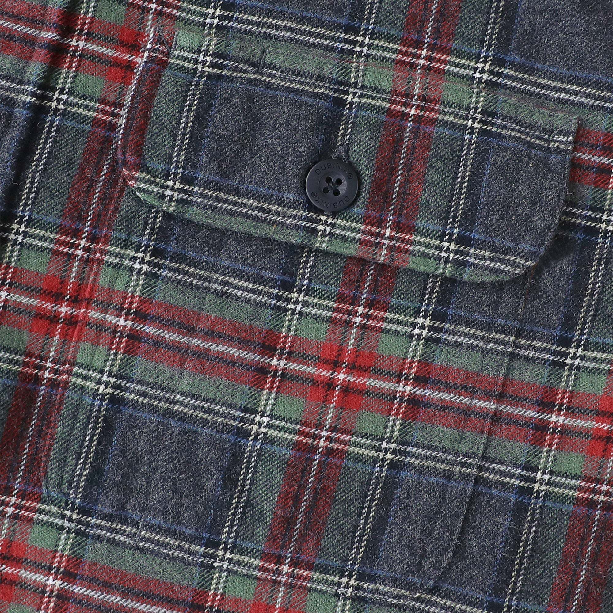 Dubinik? 6oz Mens Long Sleeve Midweight Flannel Shirt Warm Casual Soft Cotton Button Down Plaid Shirt #3409