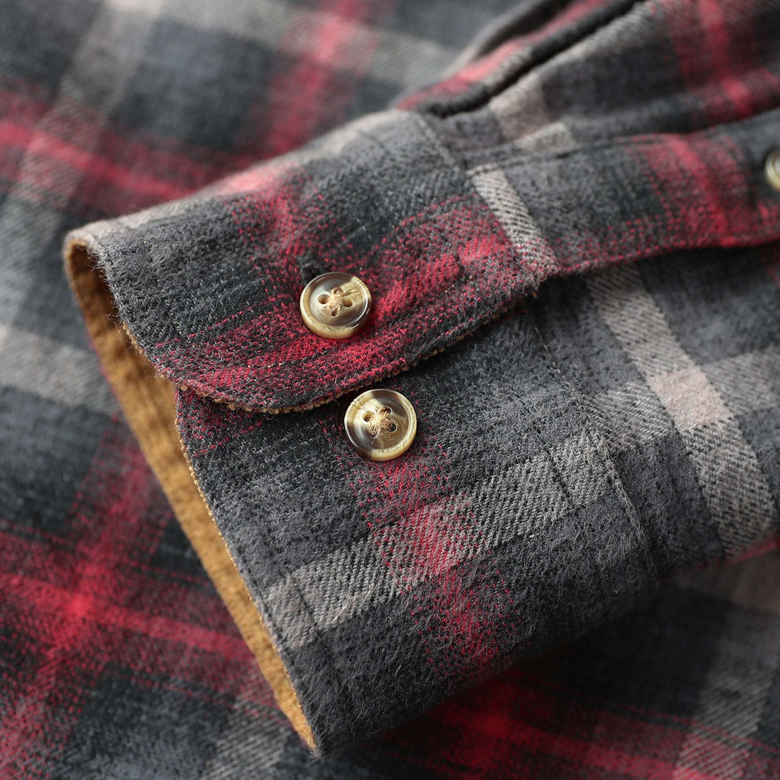 Dubinik? 6oz Mens Flannel Shirt Long Sleeve Button Down Plaid All Cotton Soft Brushed Flannel Shirt For Men Utility Casual Shirt #0030009