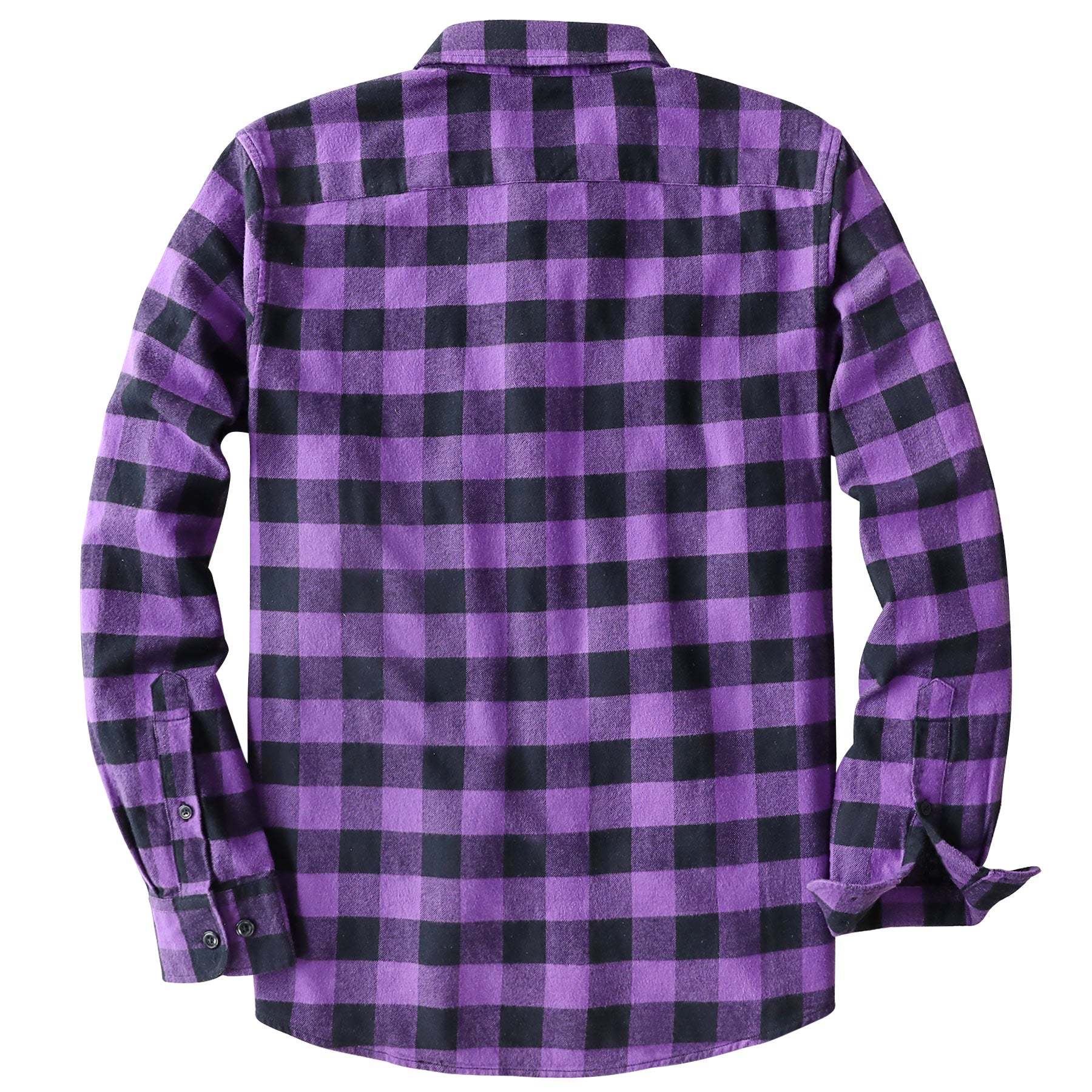 Dubinik? 6oz Flannel Shirt for Men 100% Cotton Mens Flannel Shirts Long Sleeve Plaid Soft Casual Button Down Shirt Men#66208