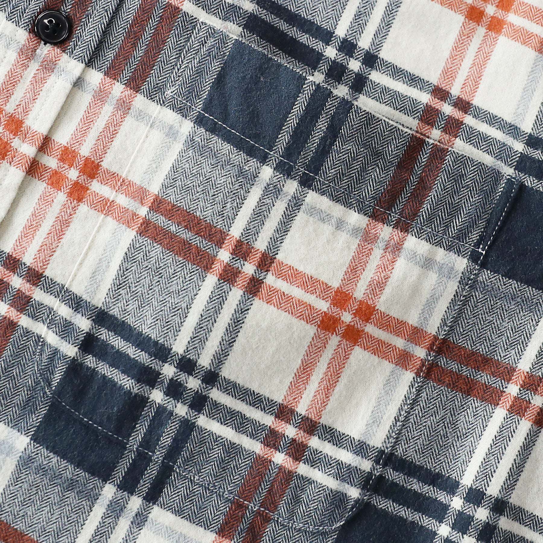 Dubinik? 6oz Flannel Shirt for Men 100% Cotton Mens Flannel Shirts Long Sleeve Plaid Soft Casual Button Down Shirt Men#66118