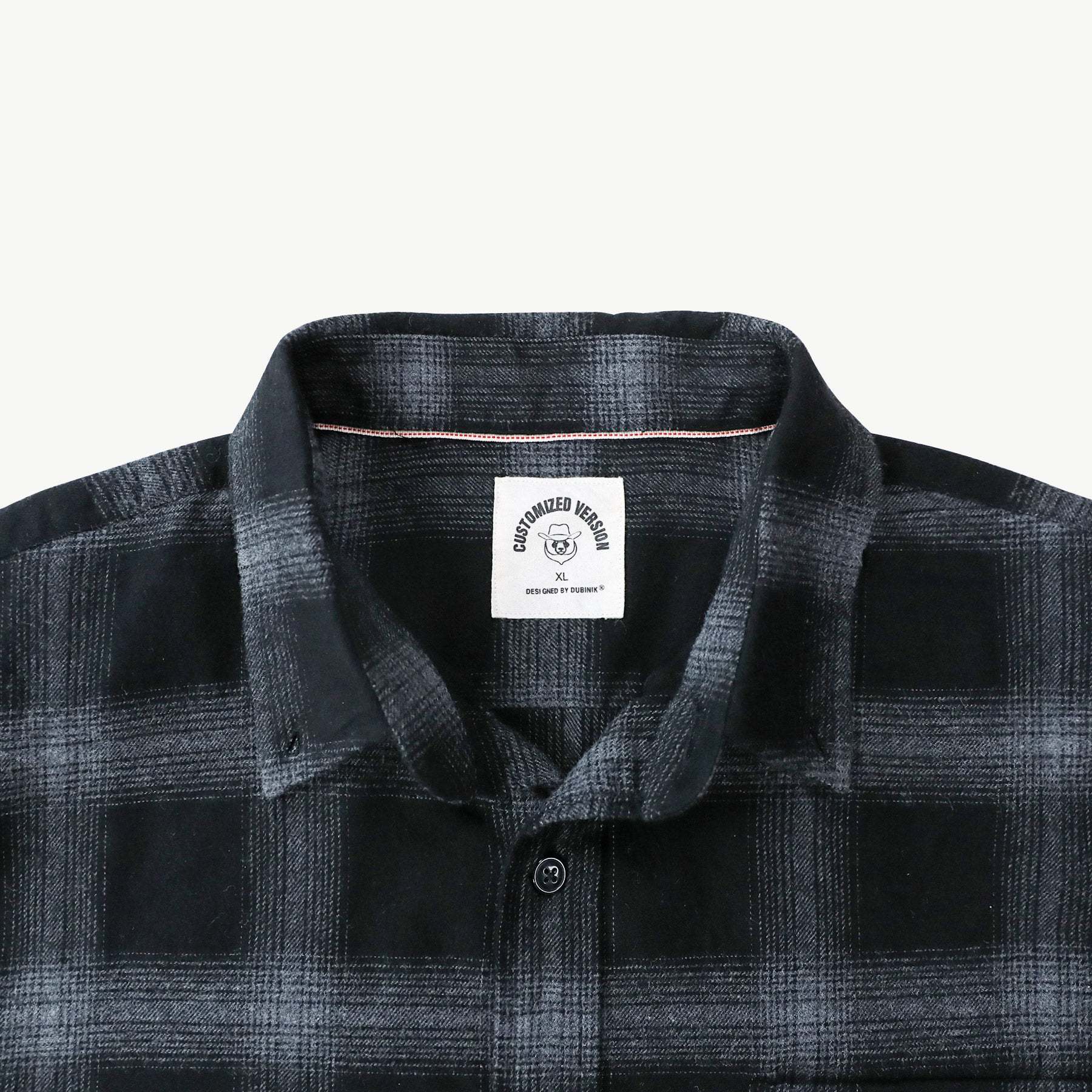 Dubinik? 6oz Flannel Shirt for Men 100% Cotton Mens Flannel Shirts Long Sleeve Plaid Soft Casual Button Down Shirt Men#66119