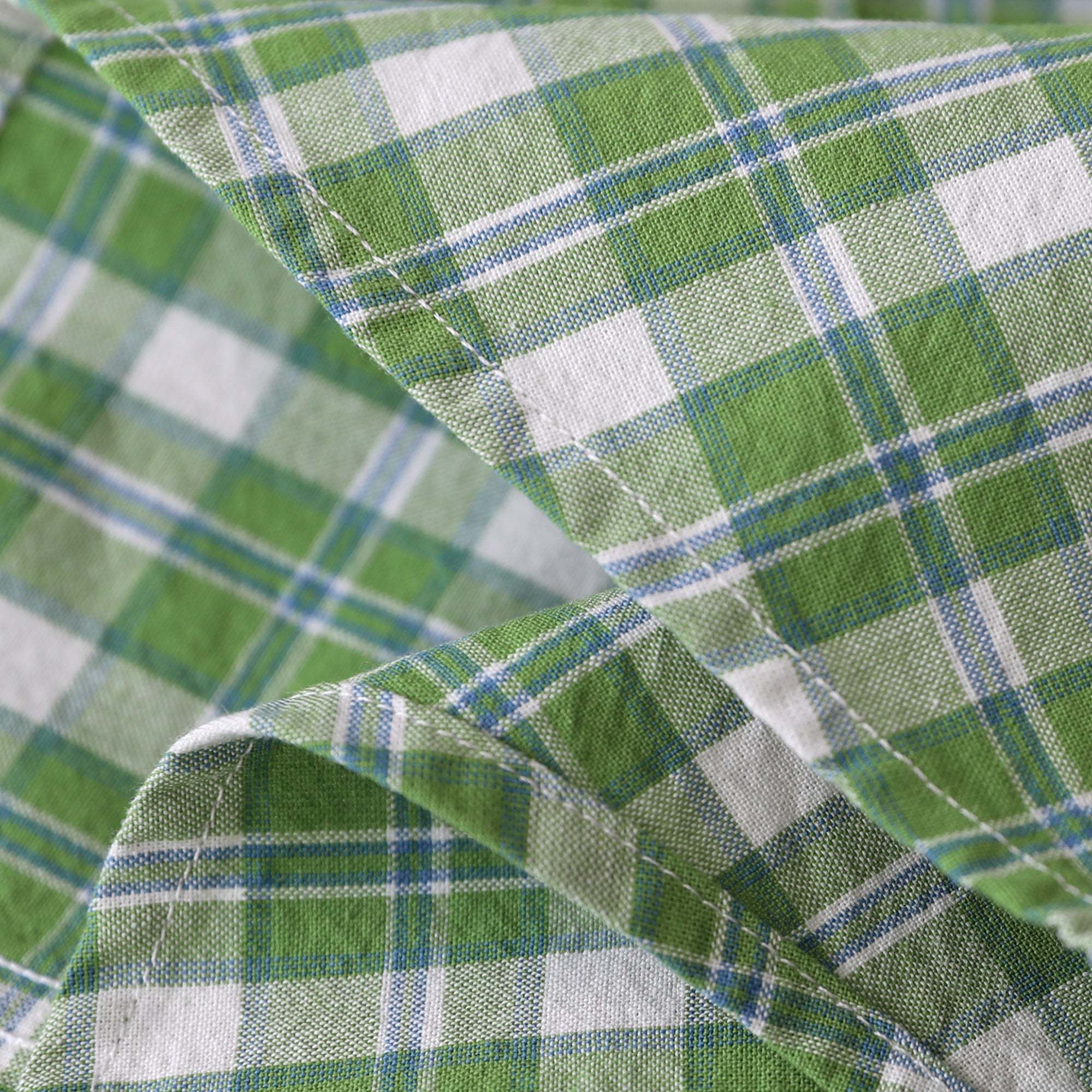 Dubinik? 4.6oz Mens Lightweight Pure Cotton Long Sleeve Button Down Plaid Shirt#10184