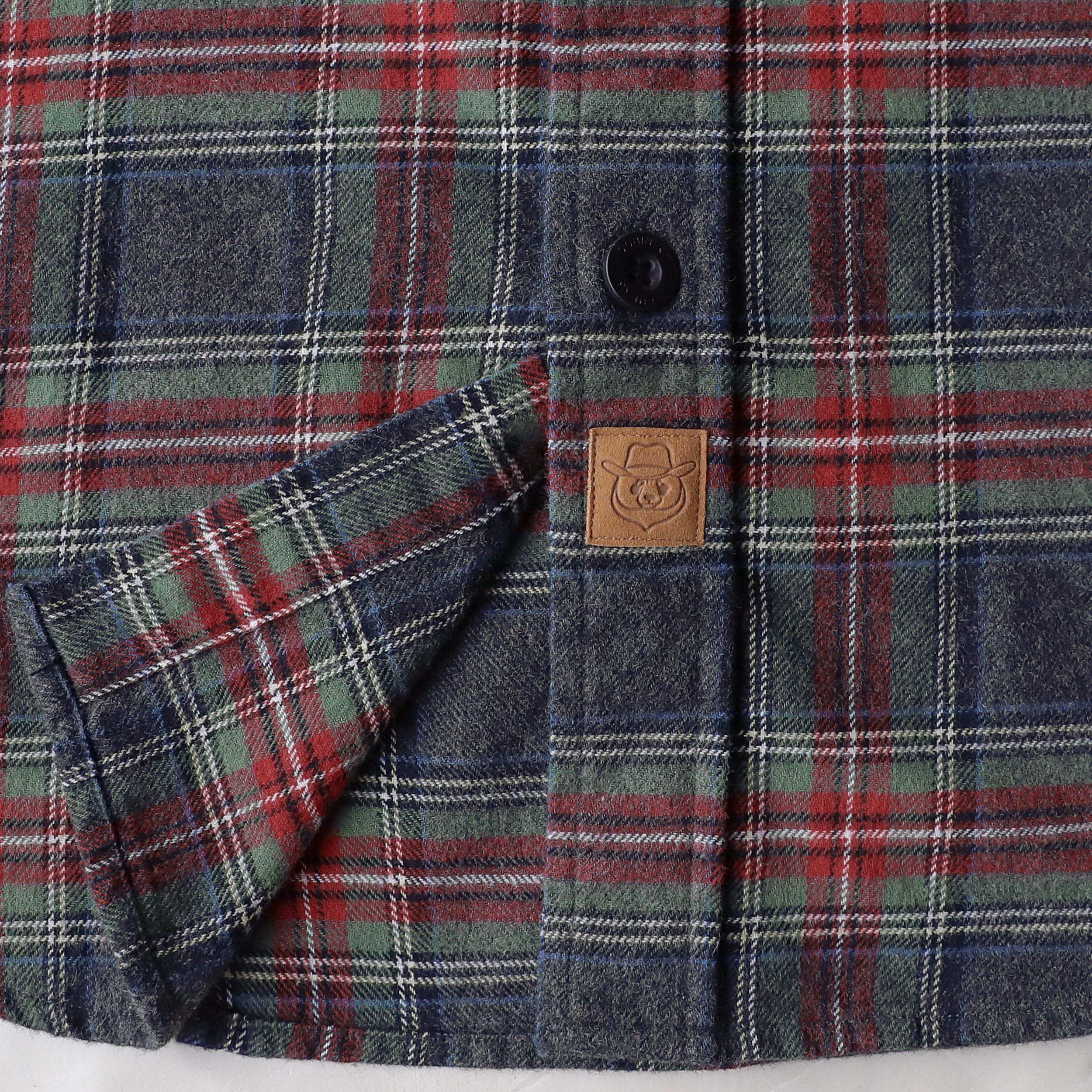 Dubinik? 6oz Mens Long Sleeve Midweight Flannel Shirt Warm Casual Soft Cotton Button Down Plaid Shirt #3409