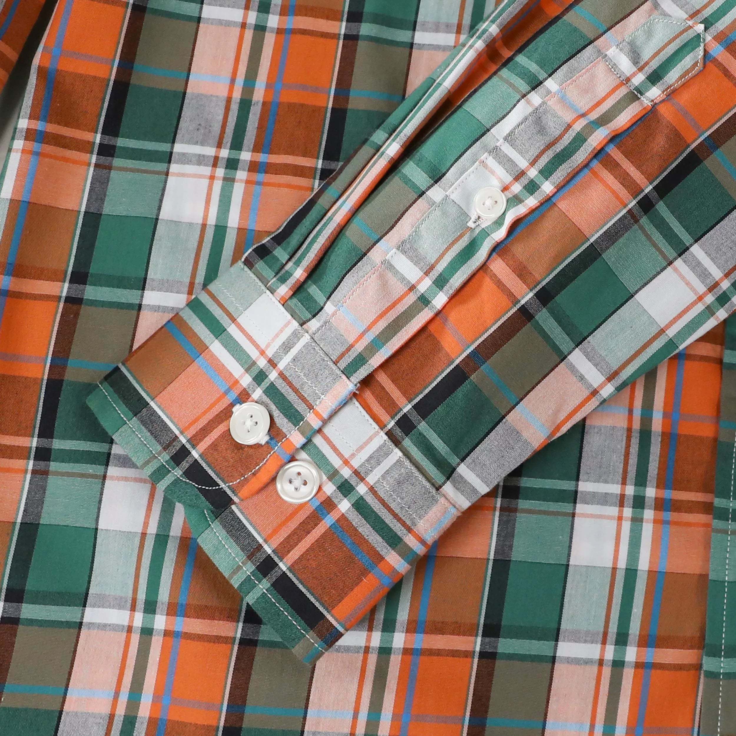 Dubinik? 3.2oz Mens Long Sleeve Casual Button Down Vintage Plaid Shirts#52020