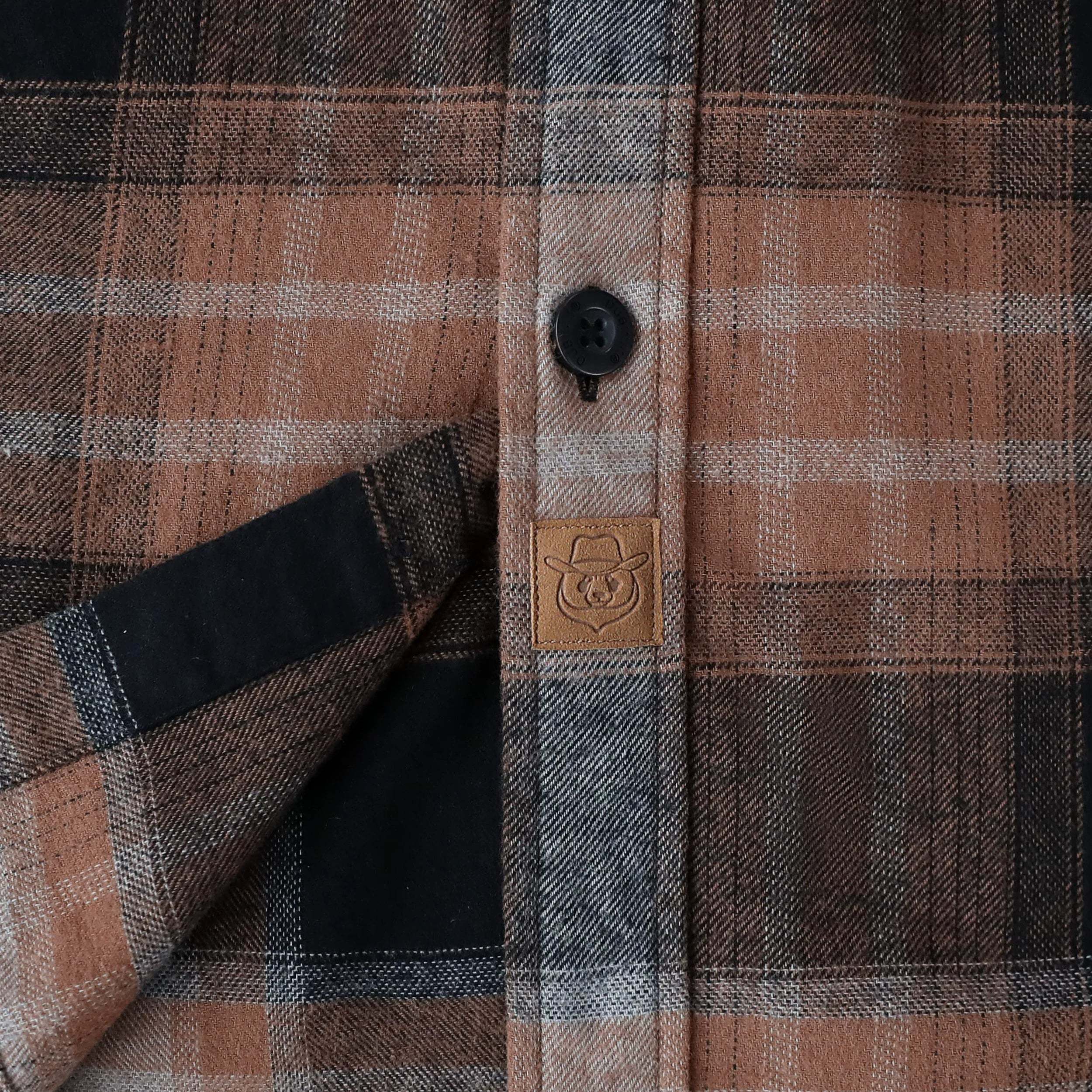 Dubinik? 6oz Mens Long Sleeve Midweight Flannel Shirt Warm Casual Soft Cotton Button Down Plaid Shirt #3417