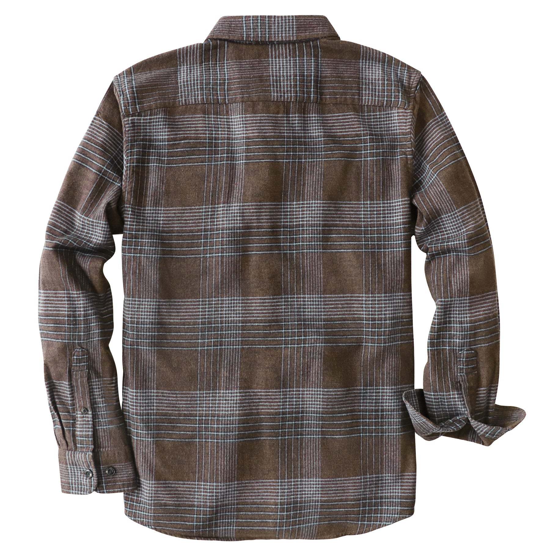 Dubinik? 6oz Flannel Shirt for Men 100% Cotton Mens Flannel Shirts Long Sleeve Plaid Soft Casual Button Down Shirt Men#66209