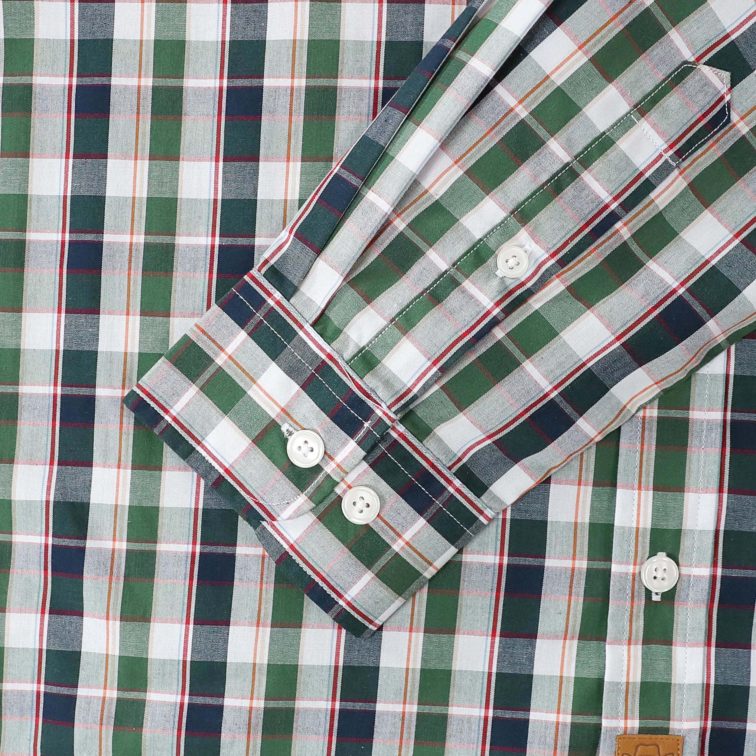 Dubinik? 3.2oz Mens Long Sleeve Casual Button Down Vintage Plaid Shirts#52002