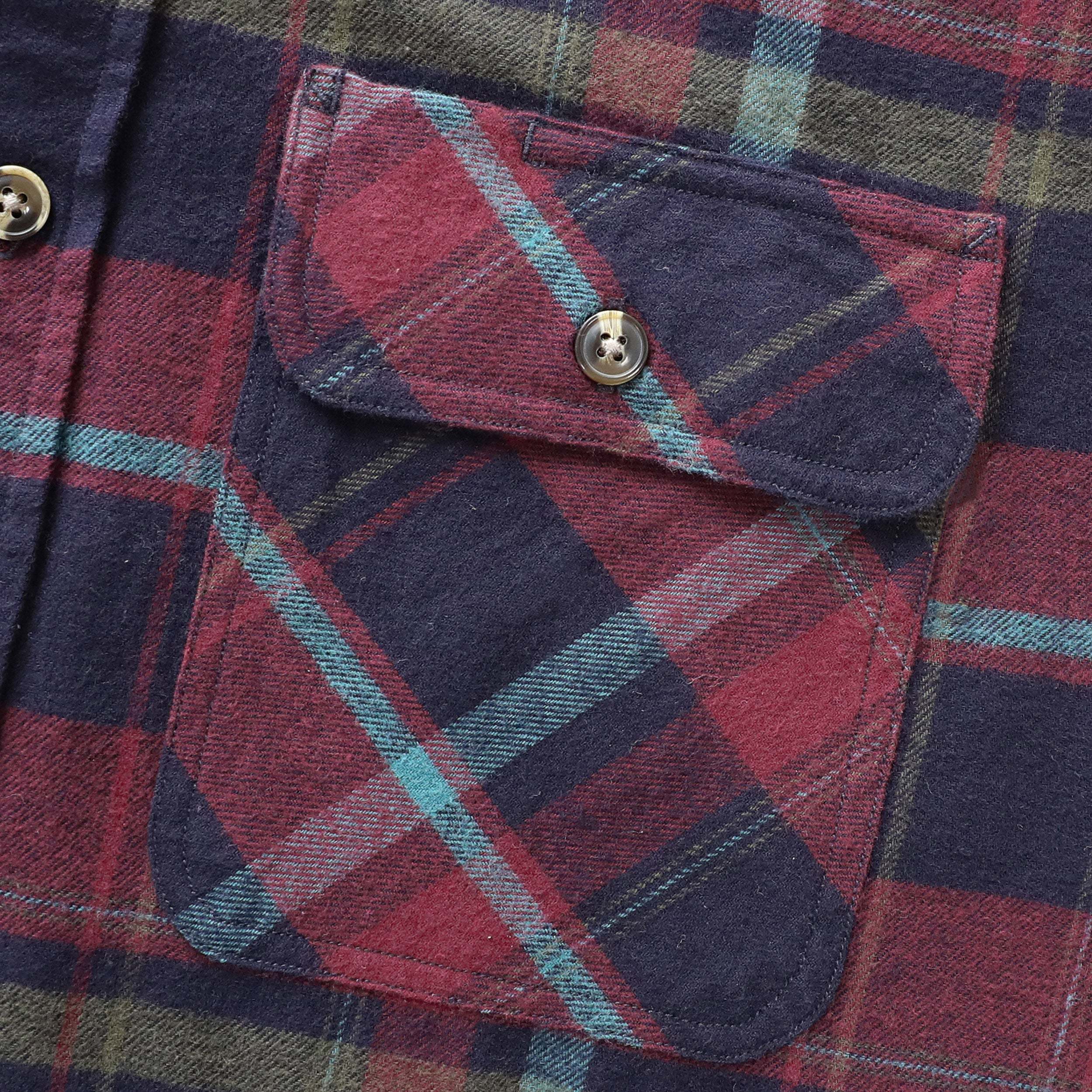 Dubinik? 6oz Mens Flannel Shirt Long Sleeve Button Down Plaid All Cotton Soft Brushed Flannel Shirt For Men Utility Casual Shirt #0030025