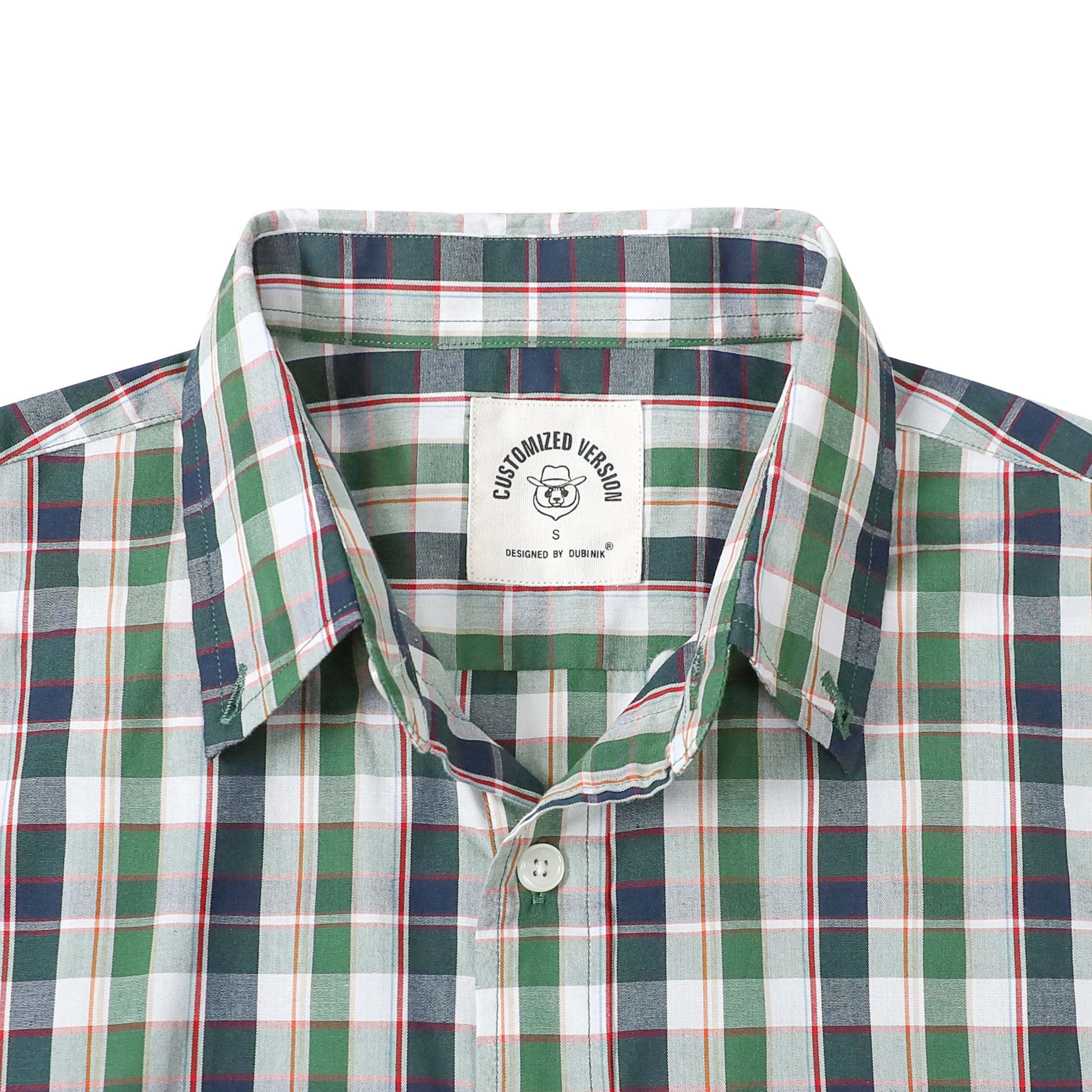 Dubinik? Mens Short Sleeve Button Down Shirts Summer Vintage Short Sleeve Button Down Men Lightweight Men's Casual Shirts#51002
