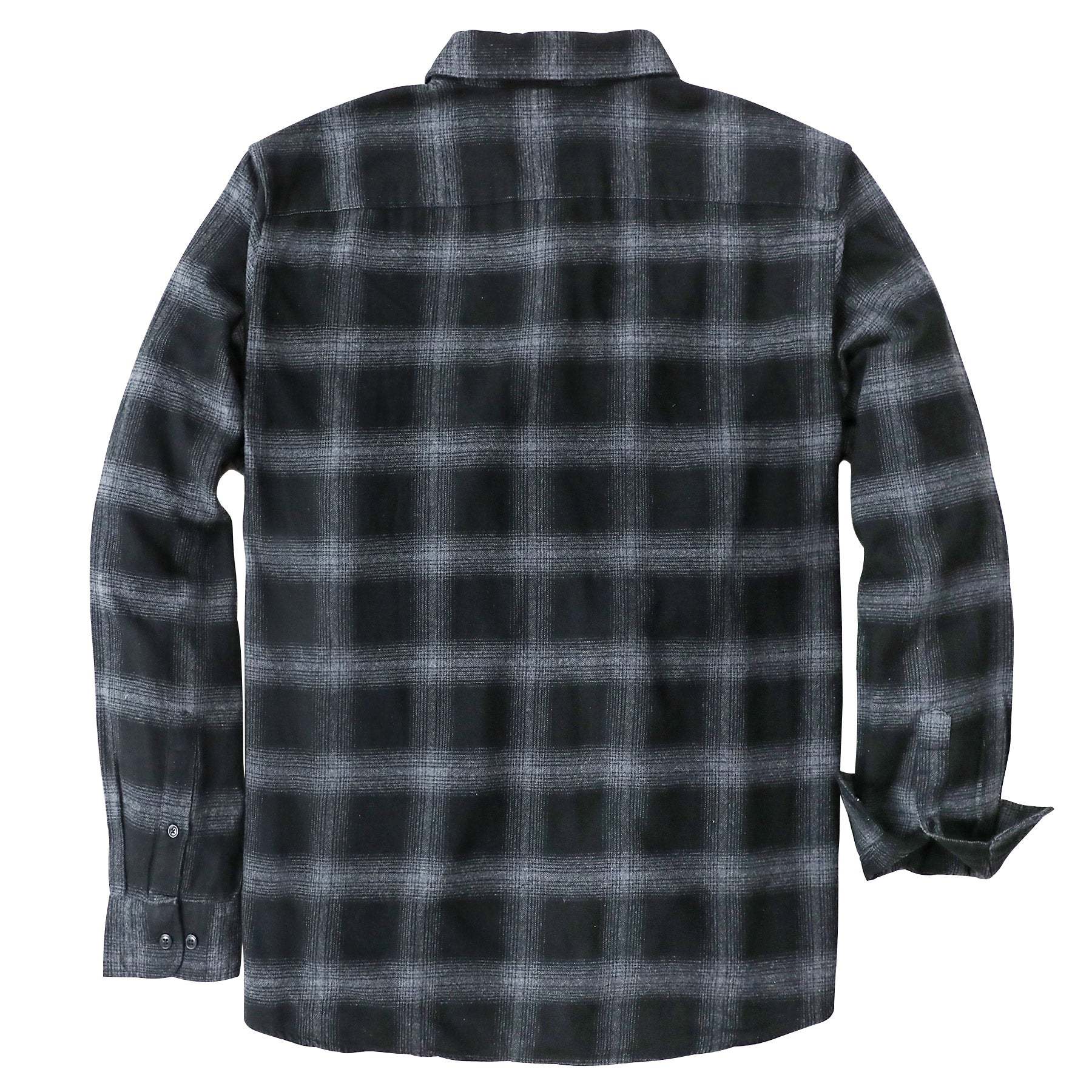Dubinik? 6oz Flannel Shirt for Men 100% Cotton Mens Flannel Shirts Long Sleeve Plaid Soft Casual Button Down Shirt Men#66119