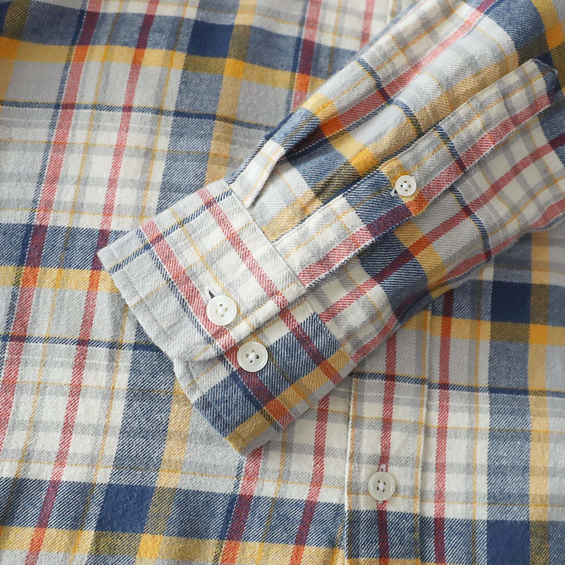 Dubinik? 6oz Flannel Shirt for Men 100% Cotton Mens Flannel Shirts Long Sleeve Plaid Soft Casual Button Down Shirt Men#66008