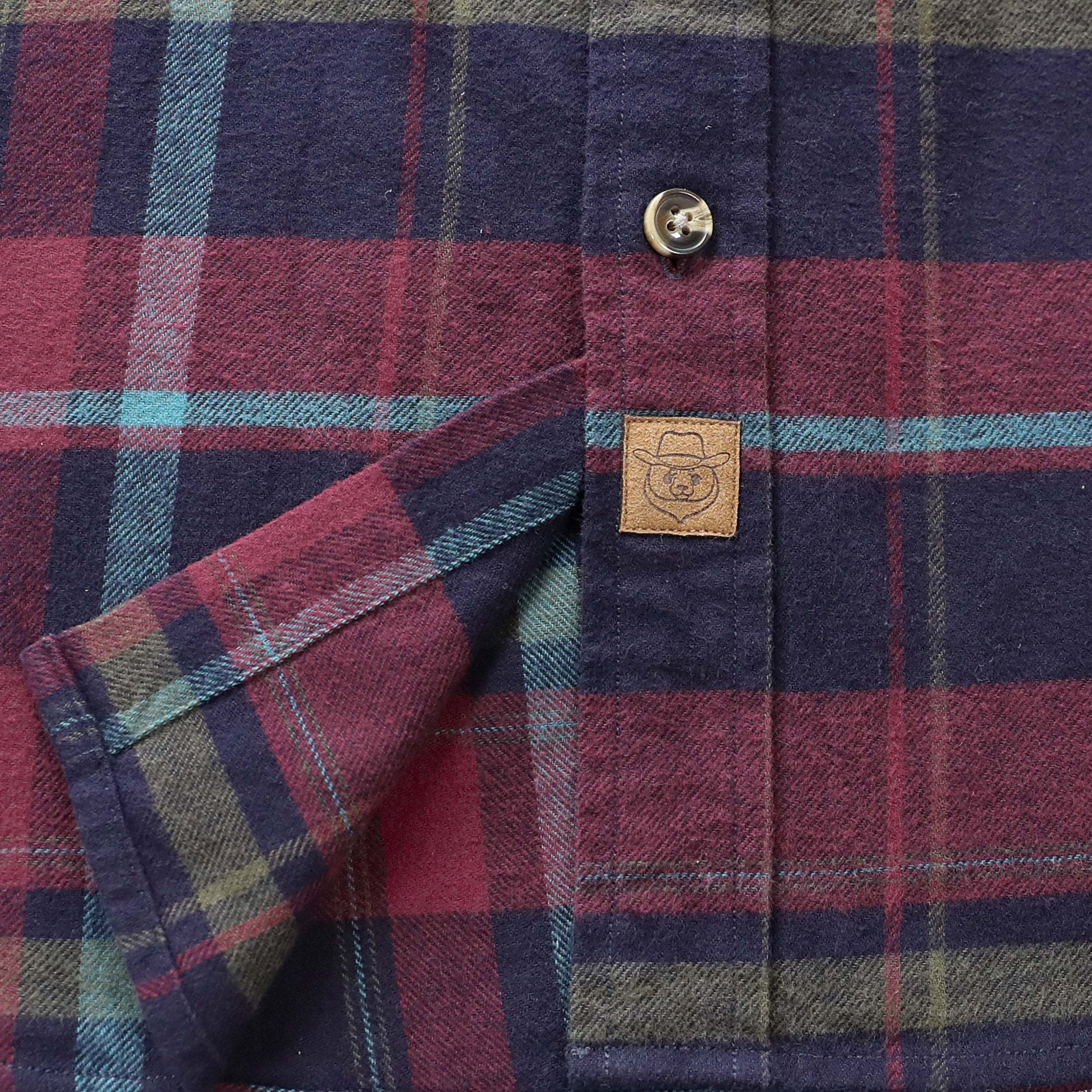 Dubinik? 6oz Mens Flannel Shirt Long Sleeve Button Down Plaid All Cotton Soft Brushed Flannel Shirt For Men Utility Casual Shirt #0030025