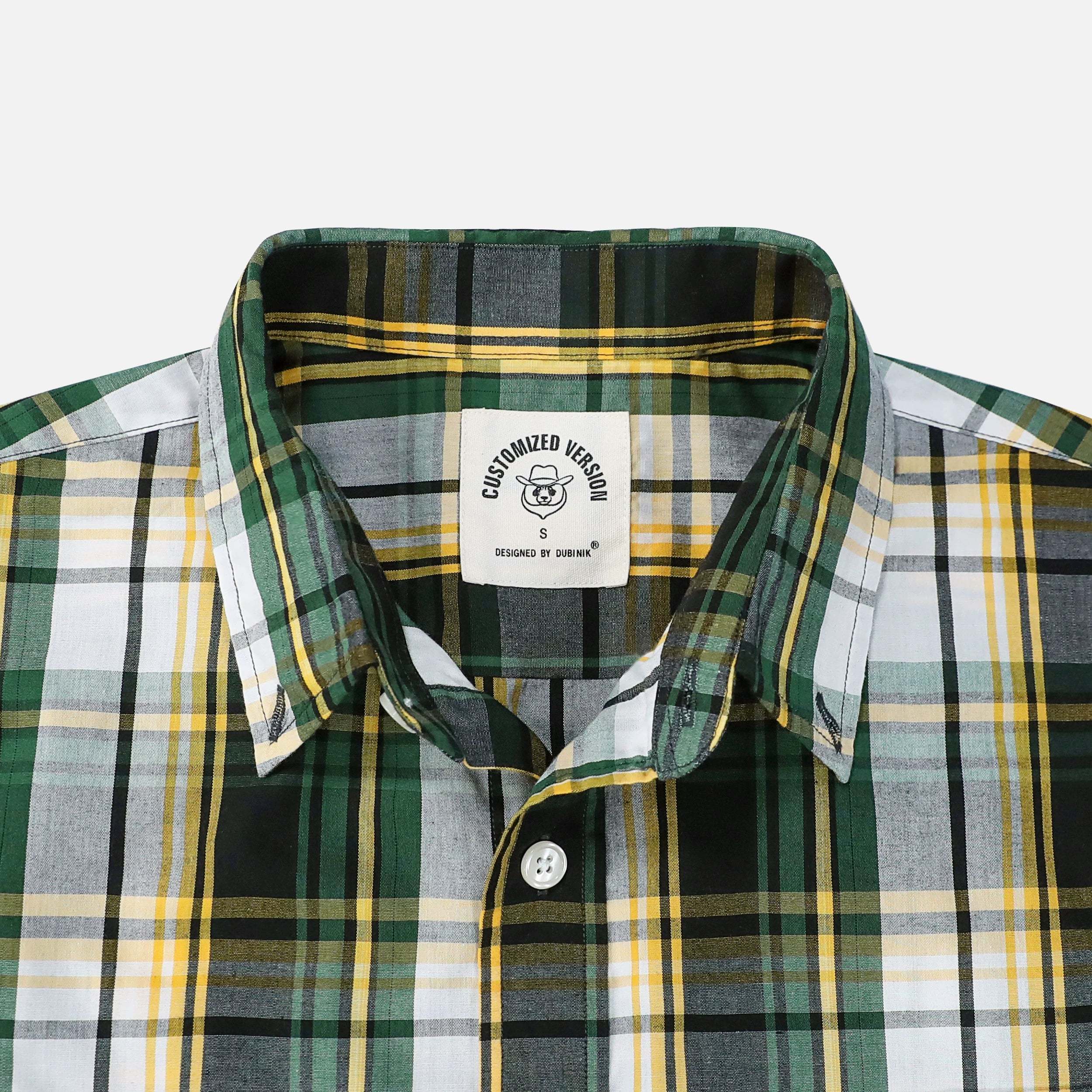 Dubinik? Green Mens Short Sleeve Button Down Shirts Summer Vintage Short Sleeve Button Down Men Lightweight Men's Casual Shirts#51004