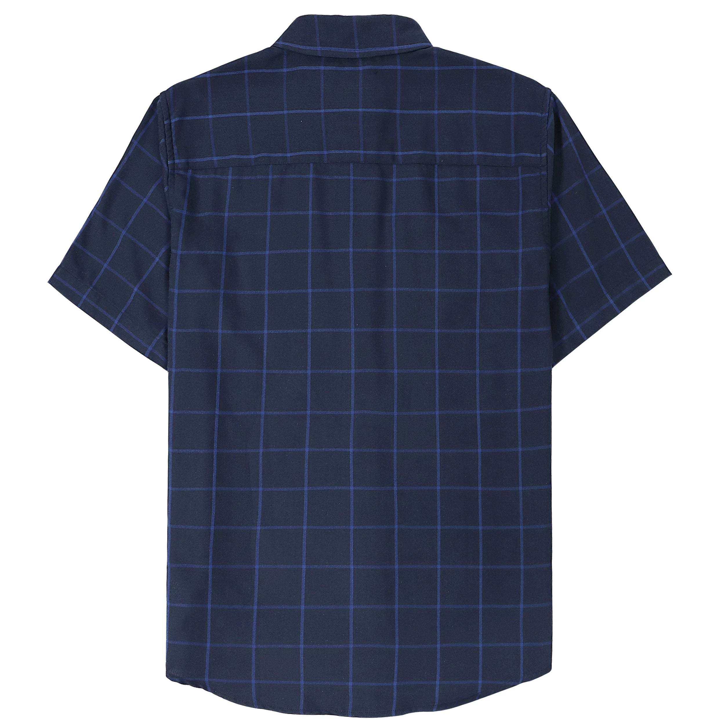 Dubinik? Bamboo Viscose Mens Short Sleeve Button Down Pockets Shirts#39013