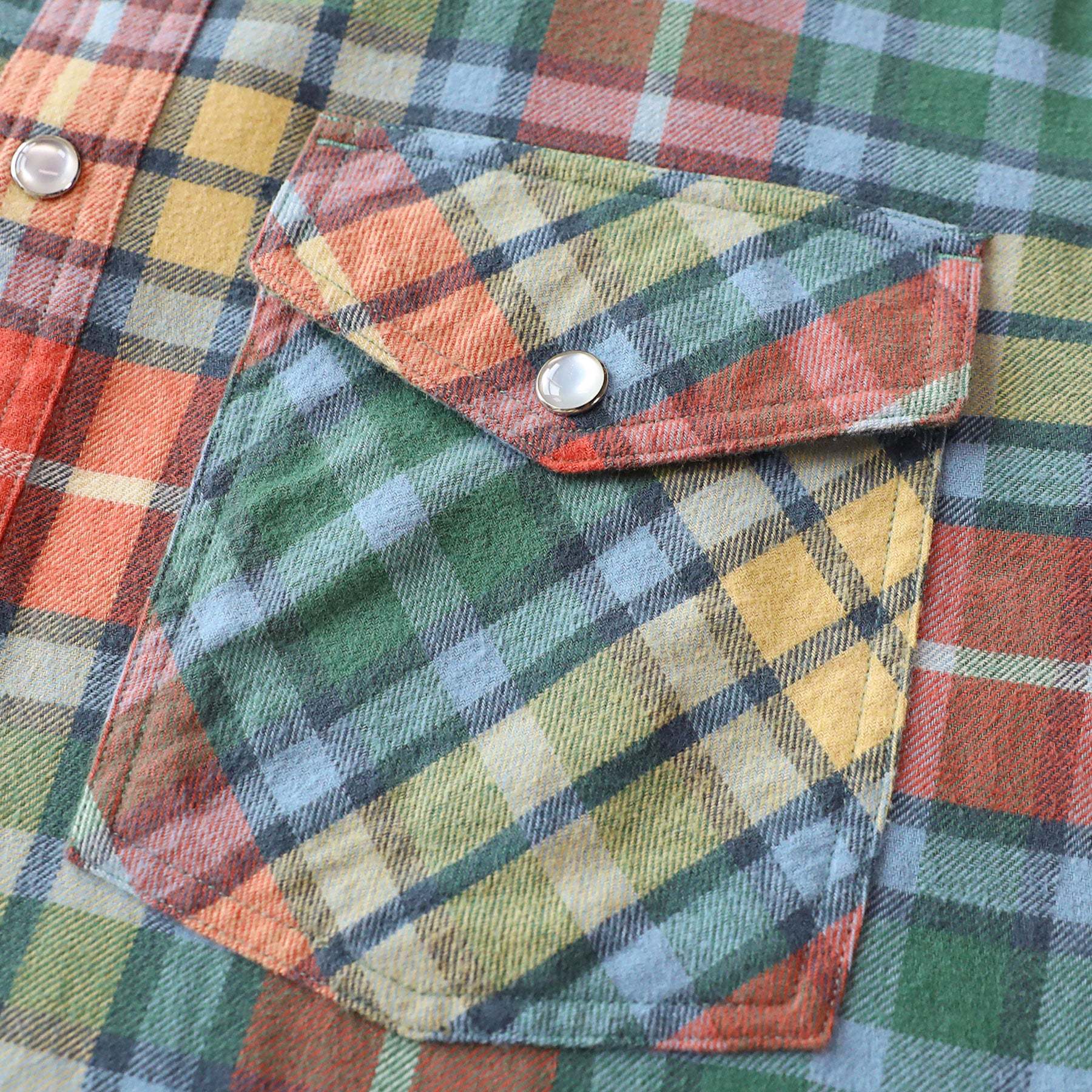 Dubinik? 6oz Men's Long Sleeve Pearl Snap Midweight Flannel Casual Western Cowboy Plaid Shirts 100% Cotton#36010 Tall size in stock now!