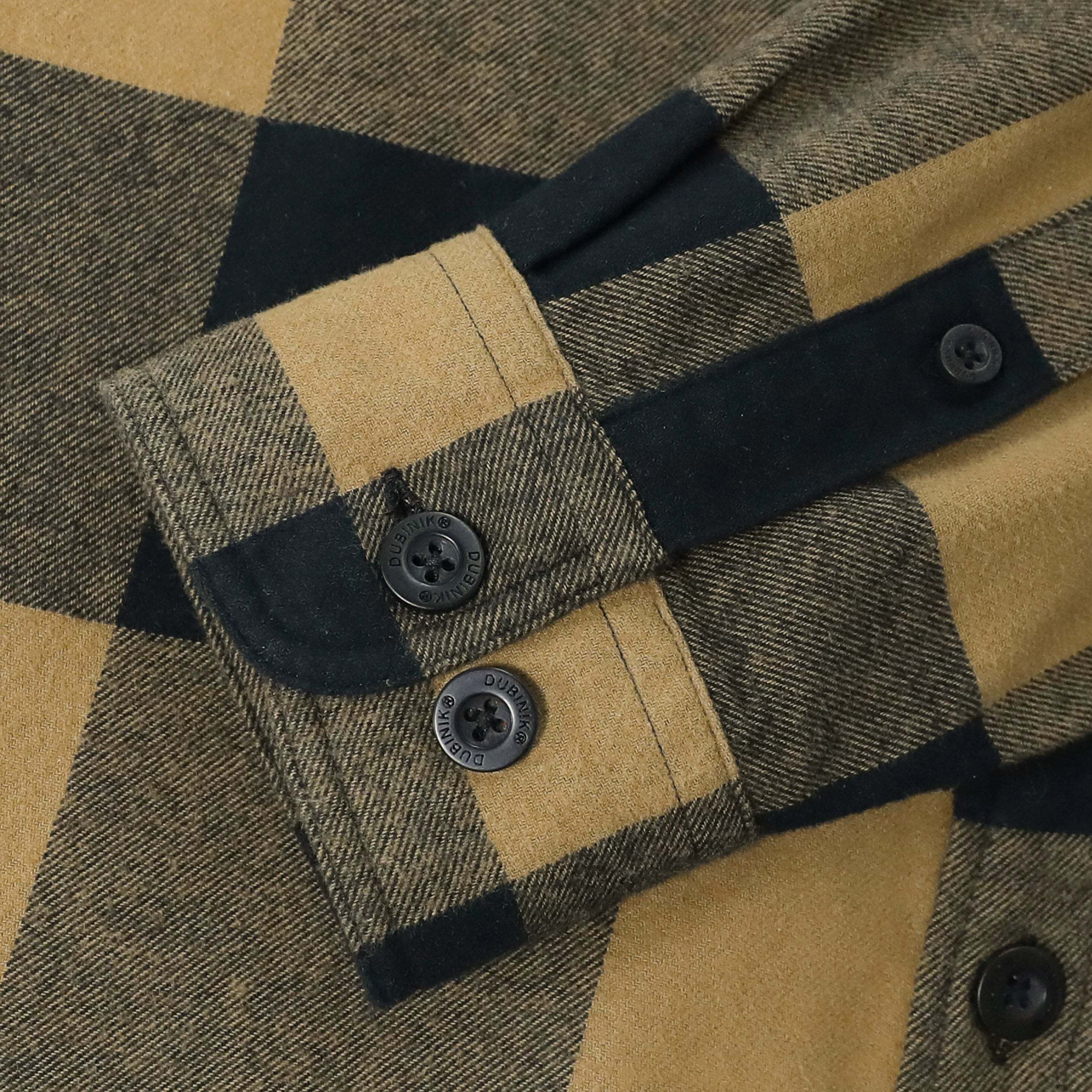 Dubinik? 6oz Mens Long Sleeve Midweight Flannel Shirt Warm Casual Soft Cotton Button Down Plaid Shirt #3420