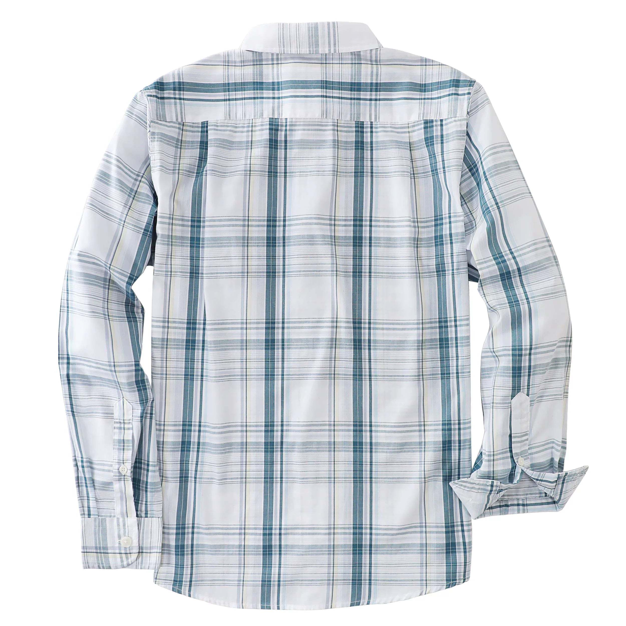 Dubinik? 3.2oz Mens Long Sleeve Casual Button Down Vintage Plaid Shirts#52016 Tall size in stock now!