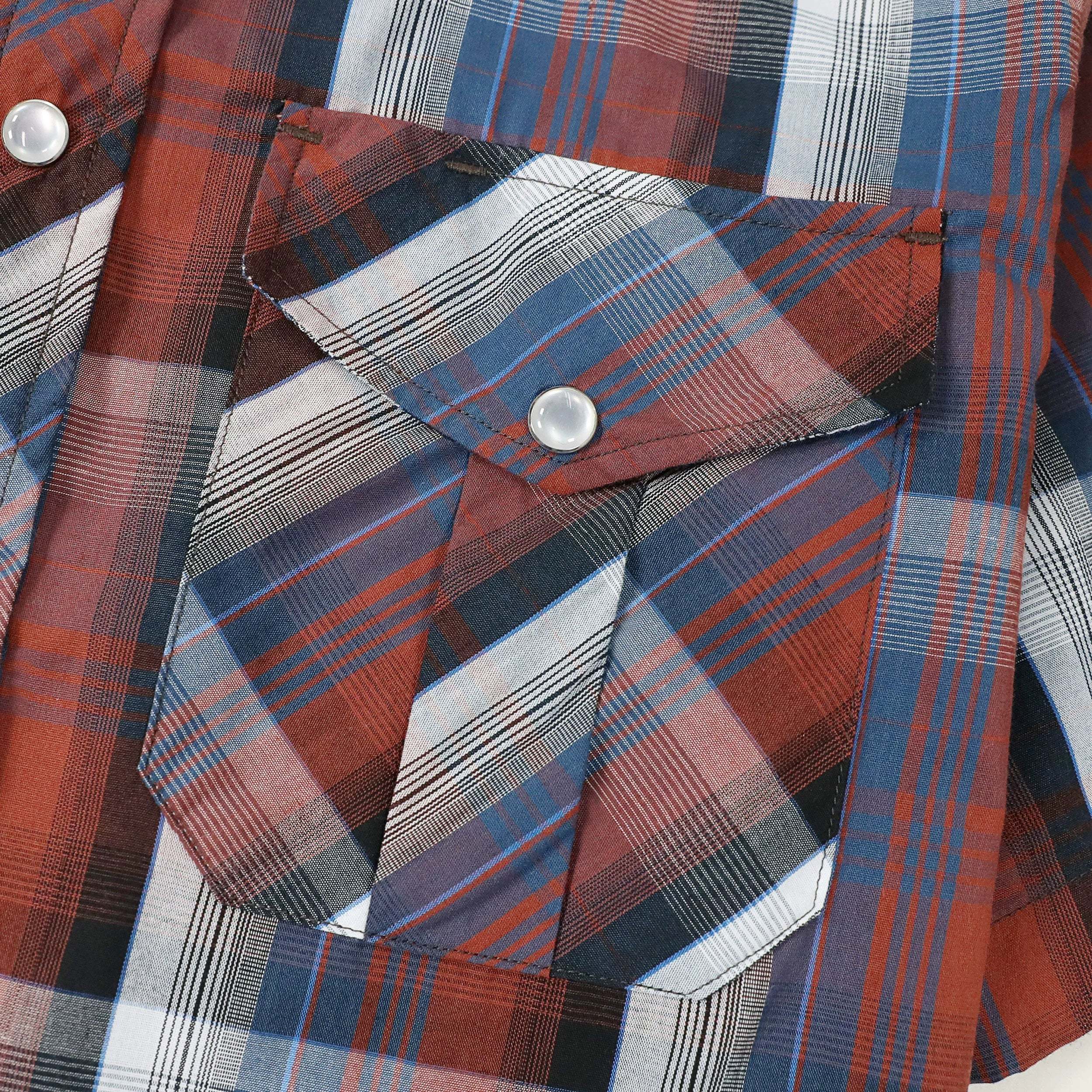Dubinik? Western Shirts for Men Short Sleeve Plaid Pearl Snap Shirts for Men Button Up Shirt Cowboy Casual Work Shirt#41003