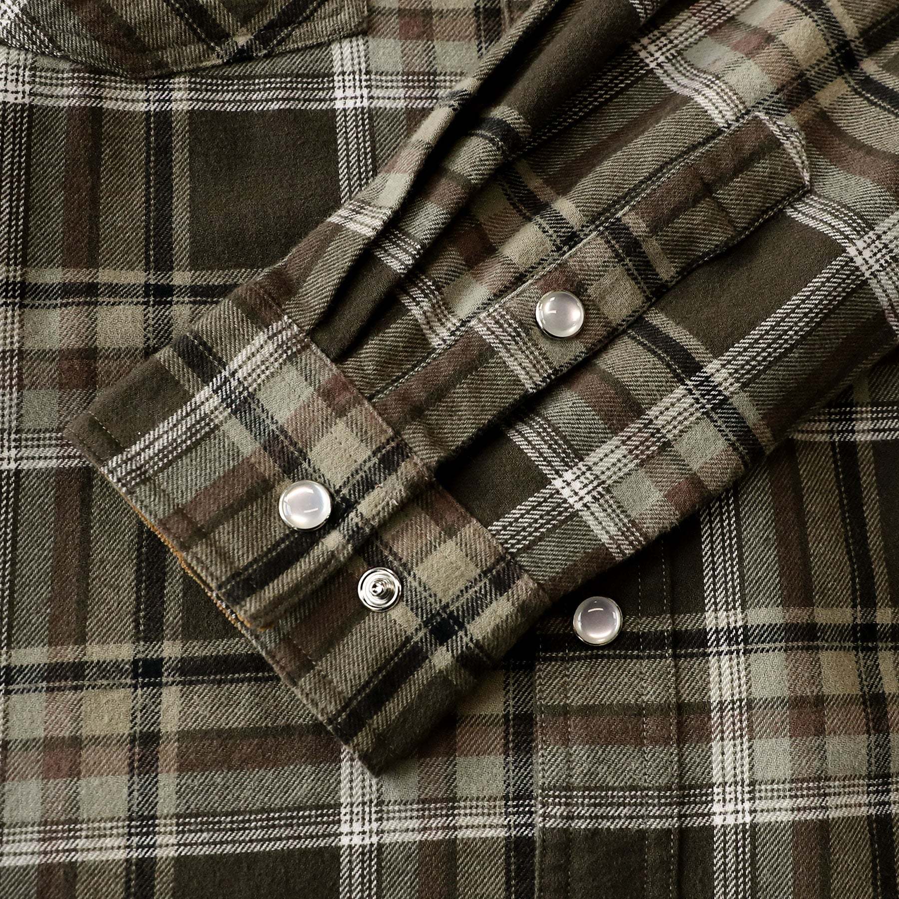Dubinik? 6oz Men's Long Sleeve Pearl Snap Midweight Flannel Casual Western Cowboy Plaid Shirts 100% Cotton#36012