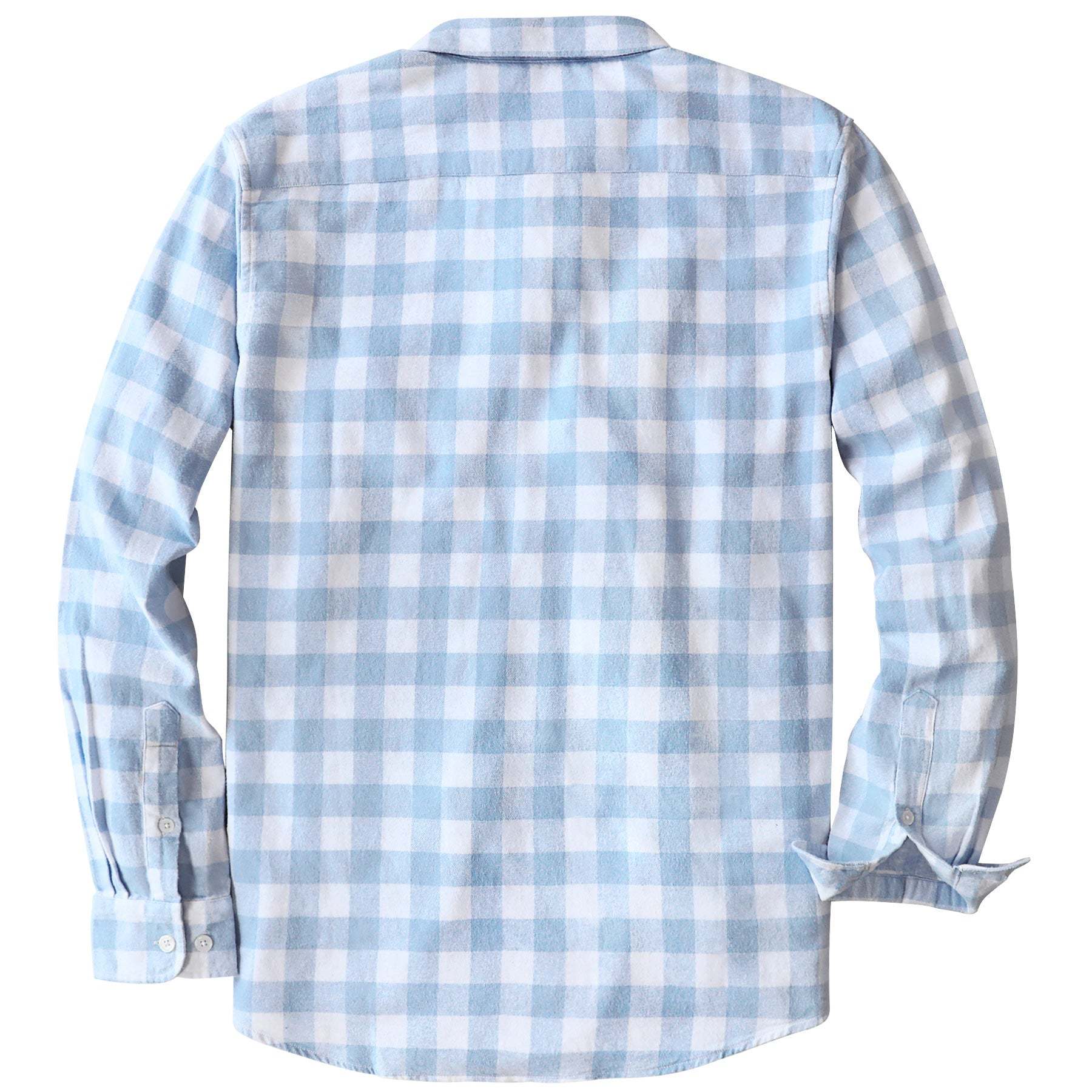 Dubinik? 6oz Flannel Shirt for Men 100% Cotton Mens Flannel Shirts Long Sleeve Plaid Soft Casual Button Down Shirt Men#66201