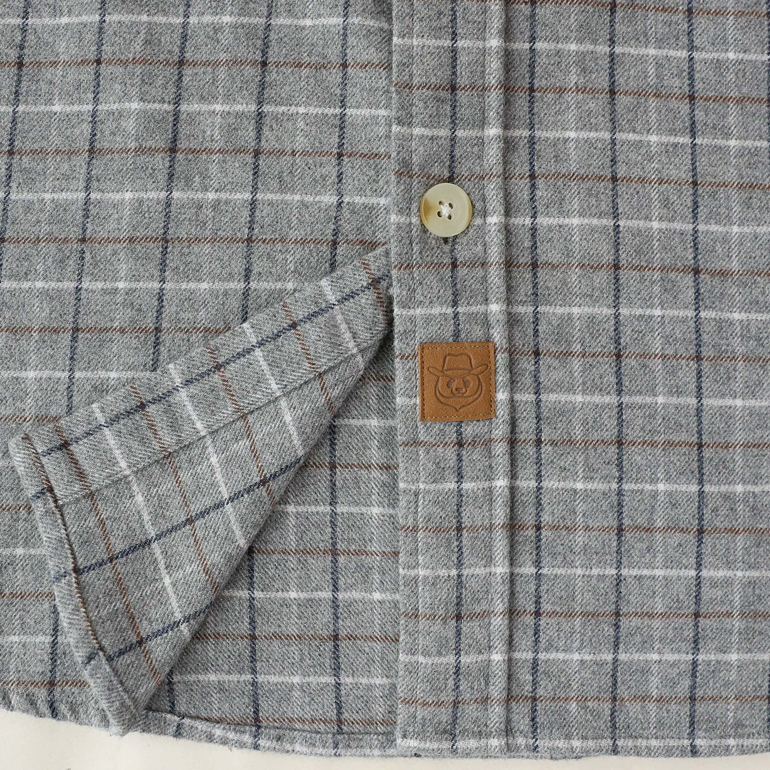 Dubinik? 6oz Mens Long Sleeve Midweight Flannel Shirt Warm Casual Soft Cotton Button Down Plaid Shirt #3419