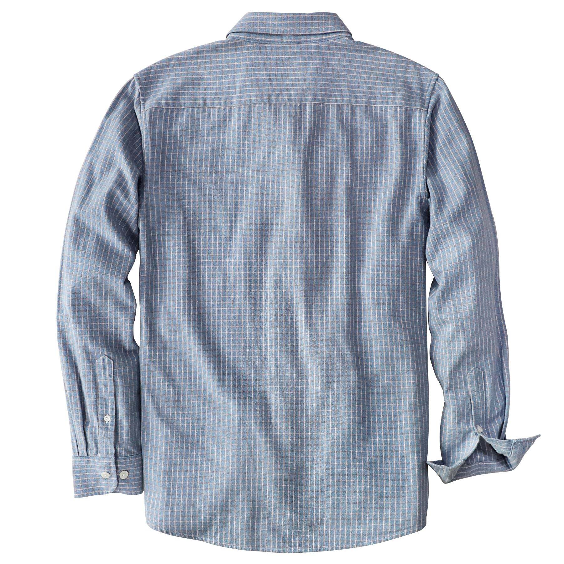 Dubinik? 6oz Flannel Shirt for Men 100% Cotton Mens Flannel Shirts Long Sleeve Plaid Soft Casual Button Down Shirt Men#66042