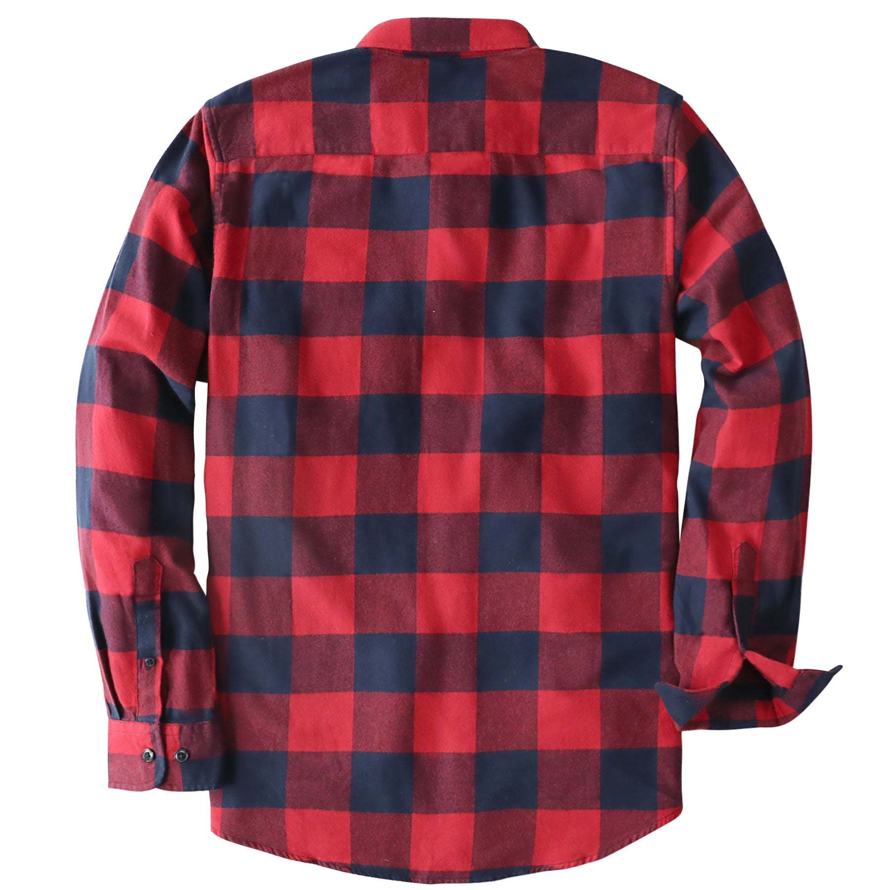Dubinik? 6oz Flannel Shirt for Men 100% Cotton Mens Flannel Shirts Long Sleeve Plaid Soft Casual Button Down Shirt Men#66037