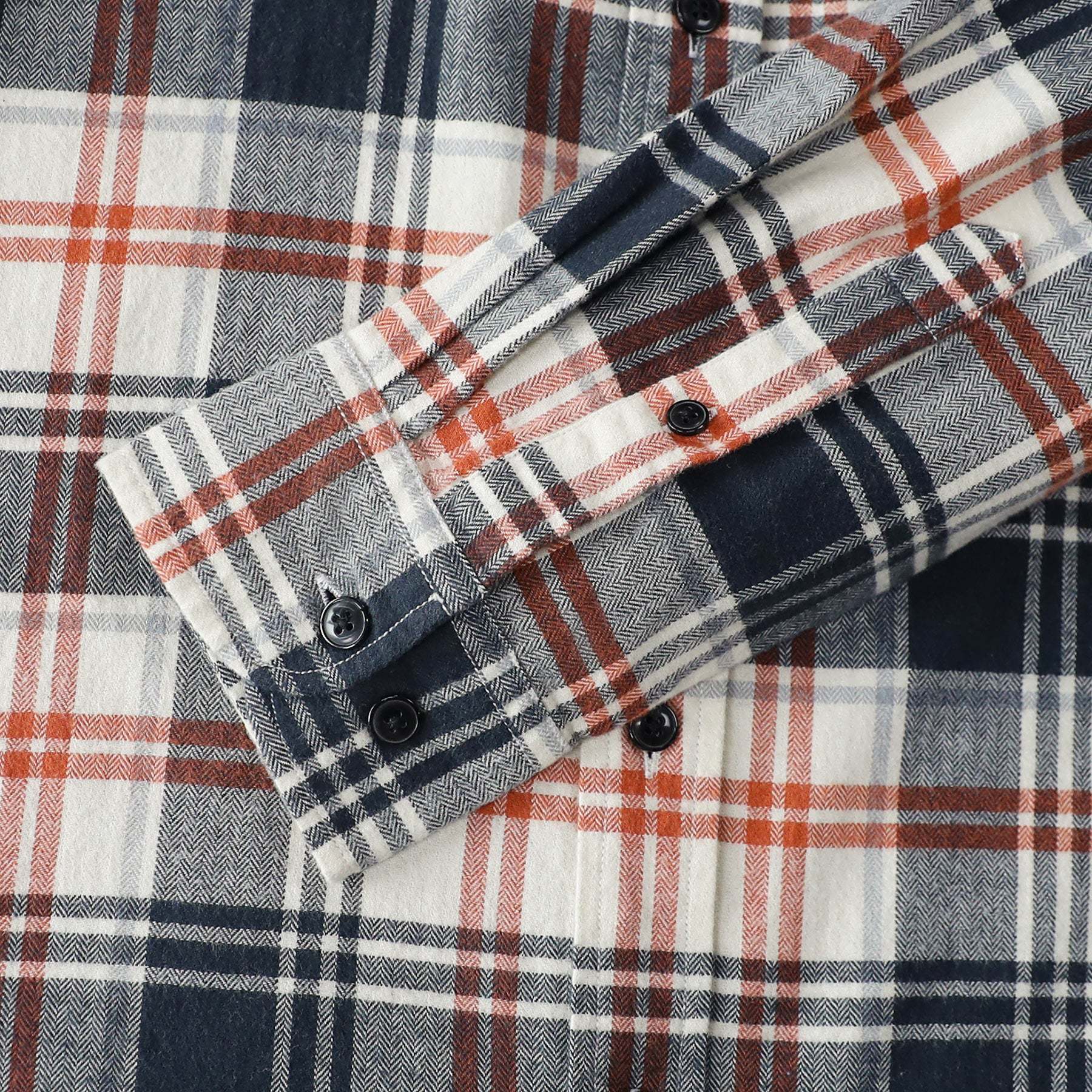 Dubinik? 6oz Flannel Shirt for Men 100% Cotton Mens Flannel Shirts Long Sleeve Plaid Soft Casual Button Down Shirt Men#66118
