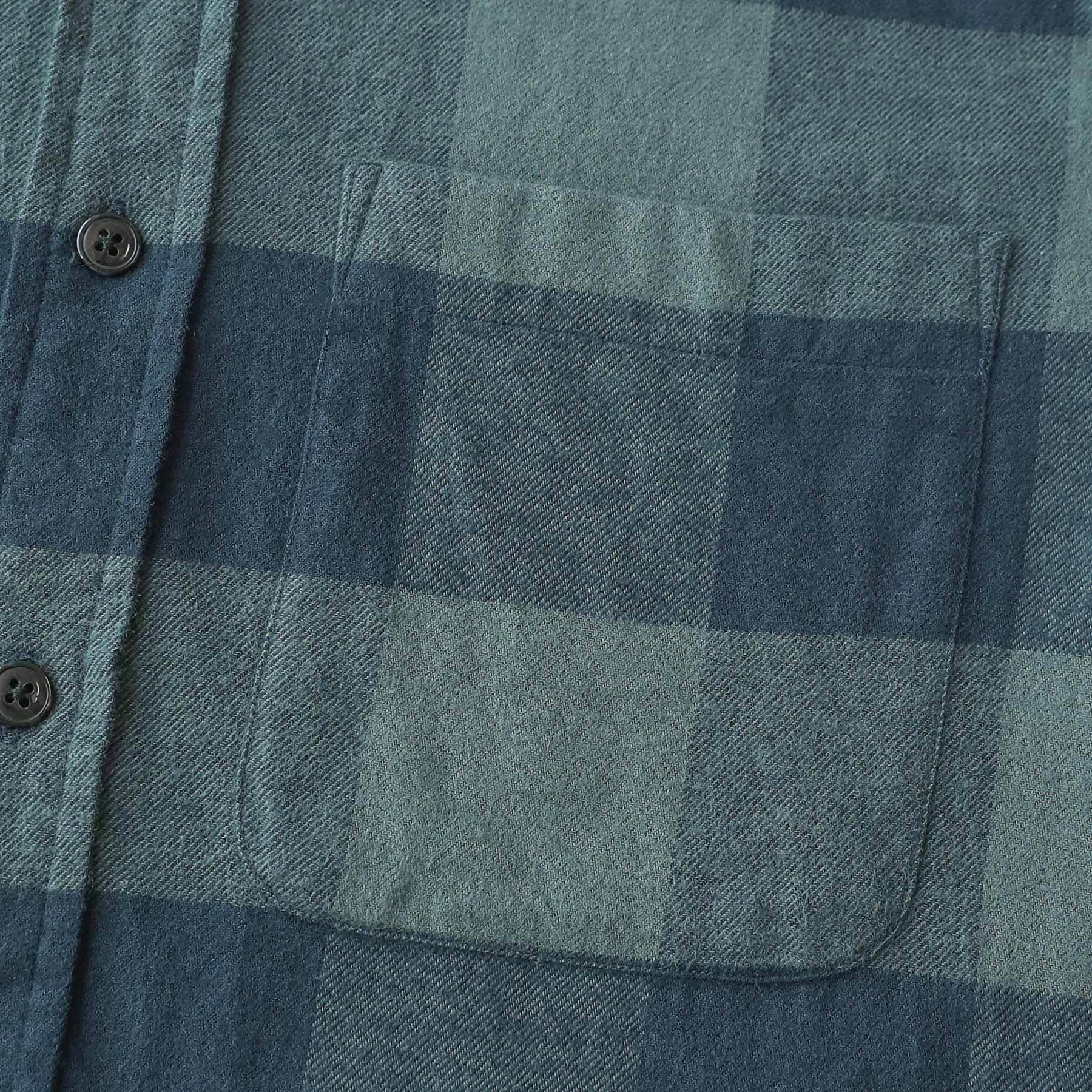 Dubinik? 6oz Green Navy Buffalo Flannel Shirt for Men 100% Cotton Mens Flannel Shirts Long Sleeve Plaid Soft Casual Button Down Shirt Men#66028 Tall size in stock now!