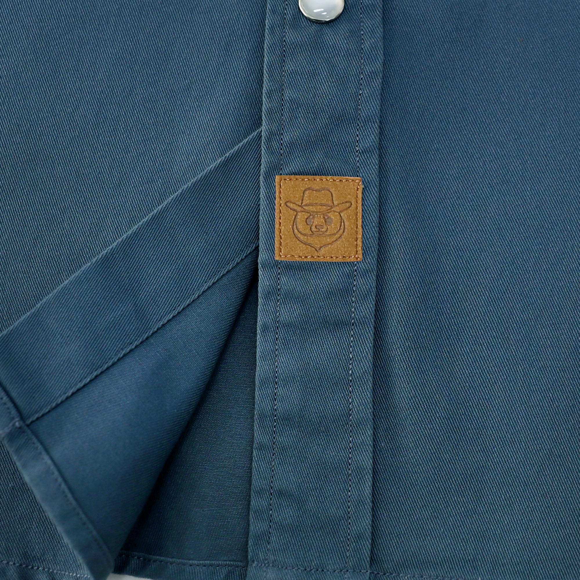 Dubinik? Mens Short Sleeve Work Shirt Snap Button Heavy Cotton#10507
