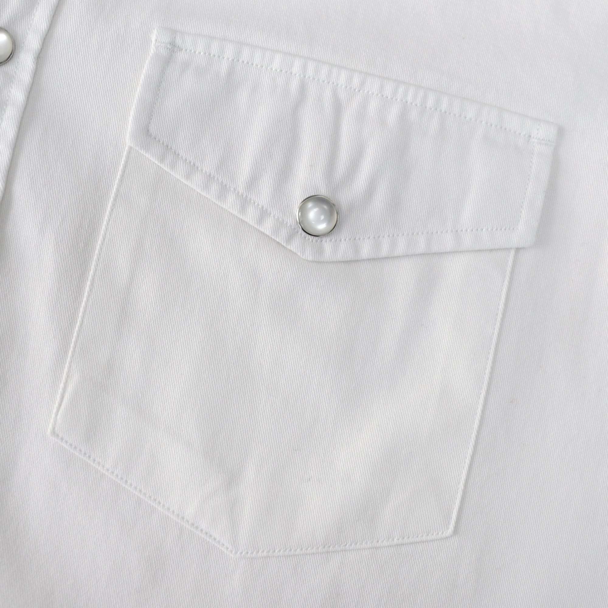 Dubinik? Mens Short Sleeve Work Shirt Snap Button Heavy Cotton#10503