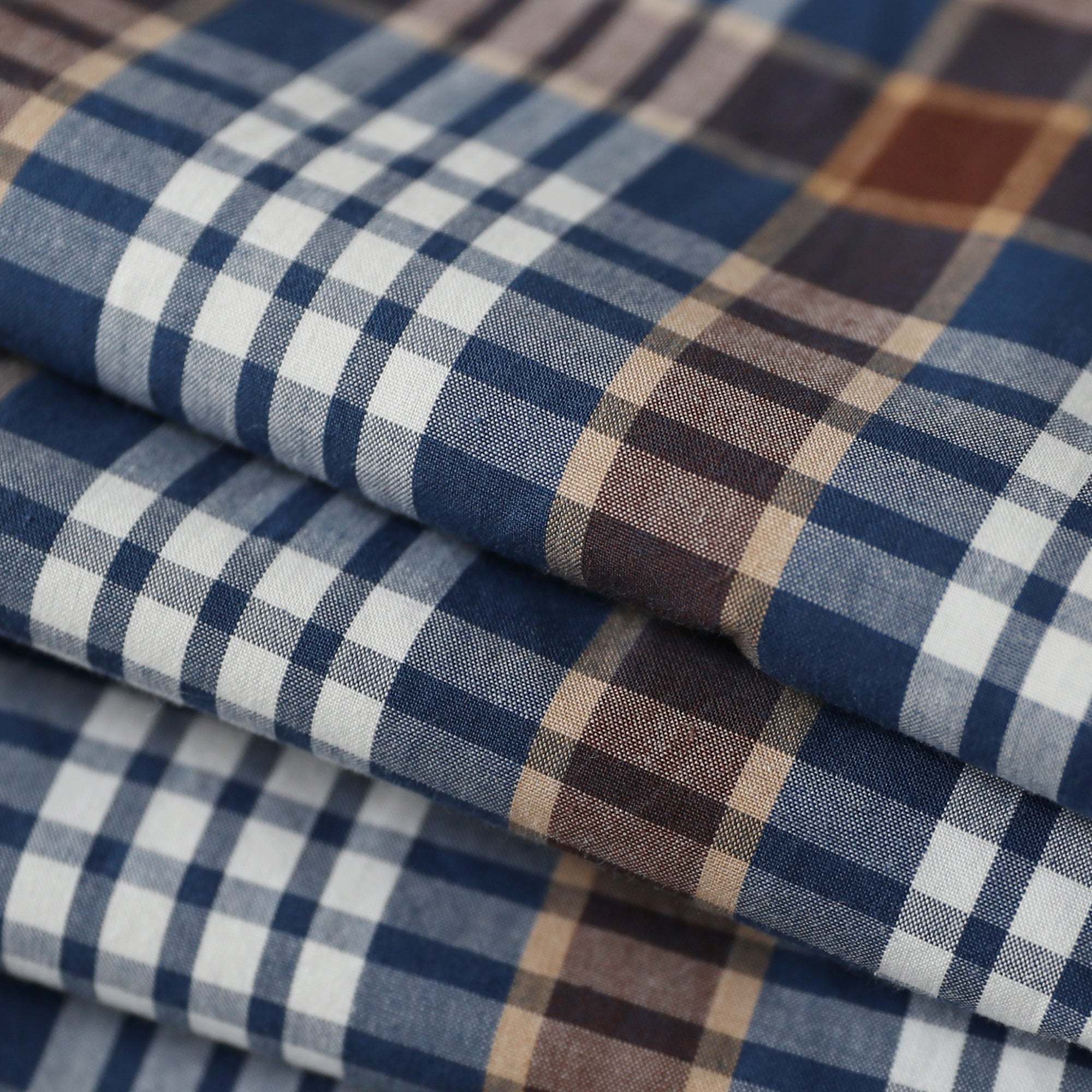 Dubinik? Mens Short Sleeve Button Down Shirts Plaid Casual Regular #49027