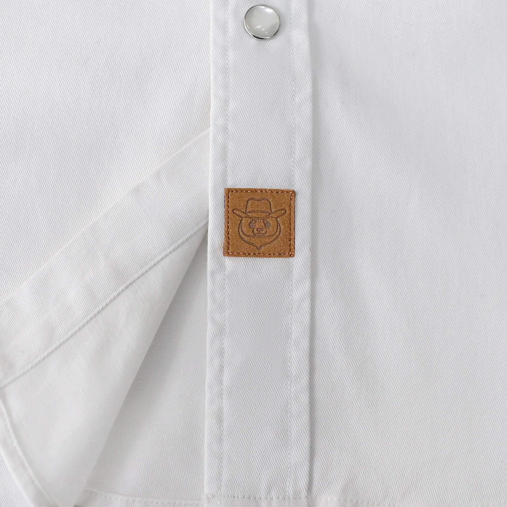 Dubinik? Mens Short Sleeve Work Shirt Snap Button Heavy Cotton#10503