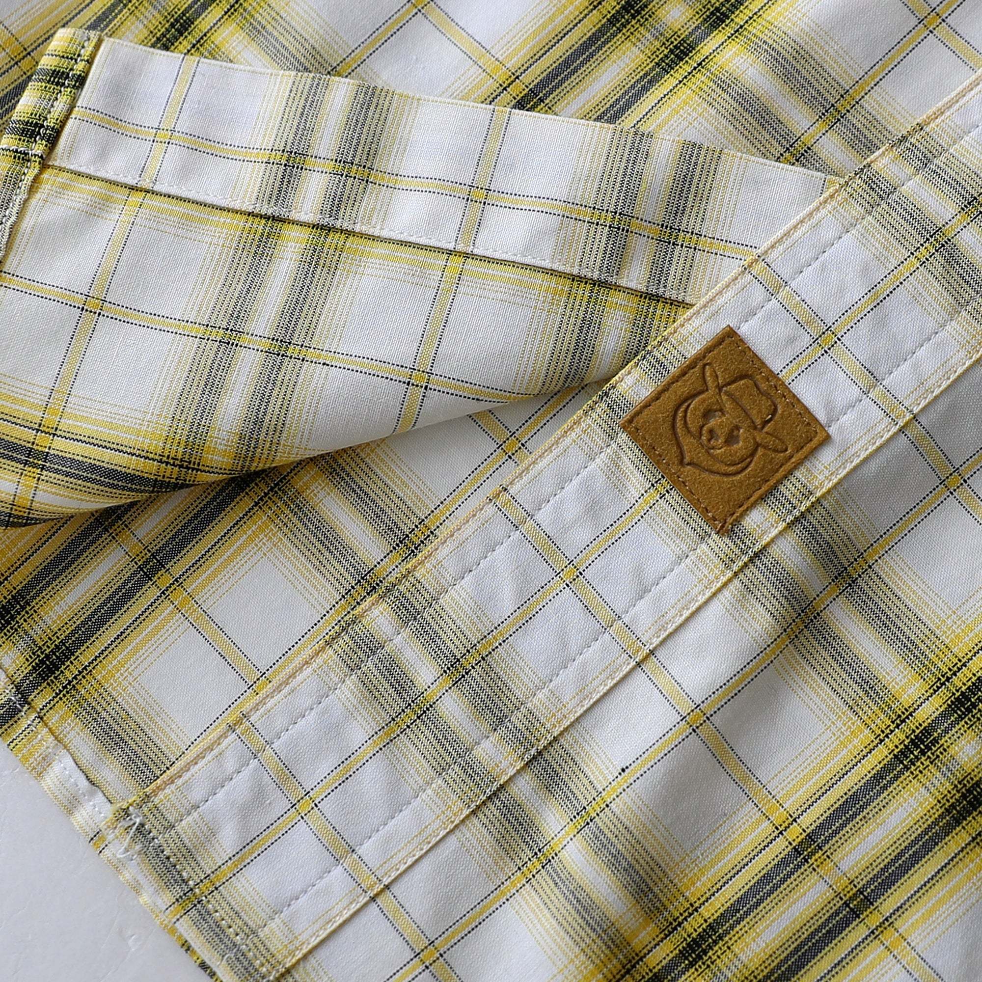Dubinik? Mens Short Sleeve Button Down Shirts Plaid Casual Regular #49010