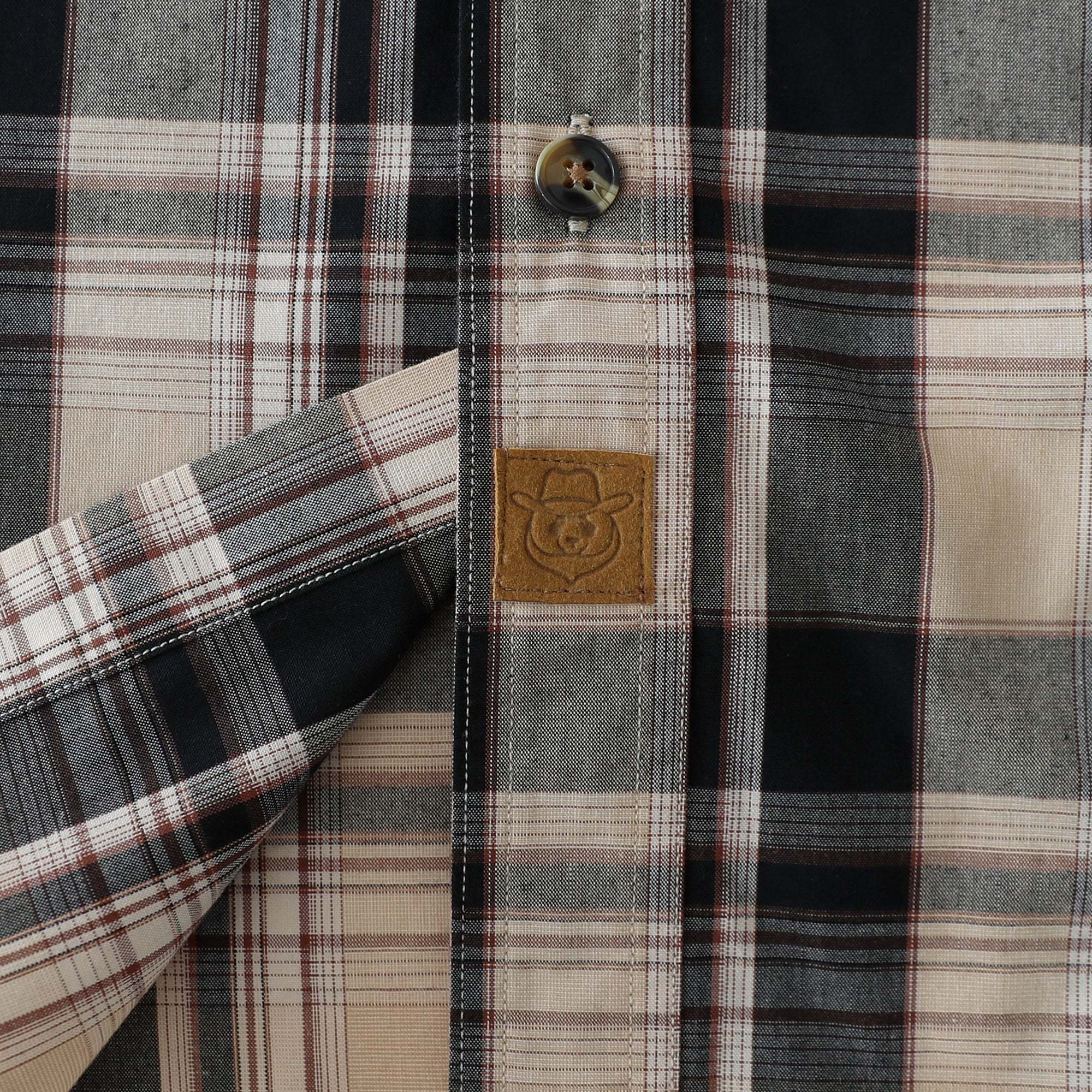 Dubinik? Mens Short Sleeve Button Down Shirts Plaid Casual Regular #49004